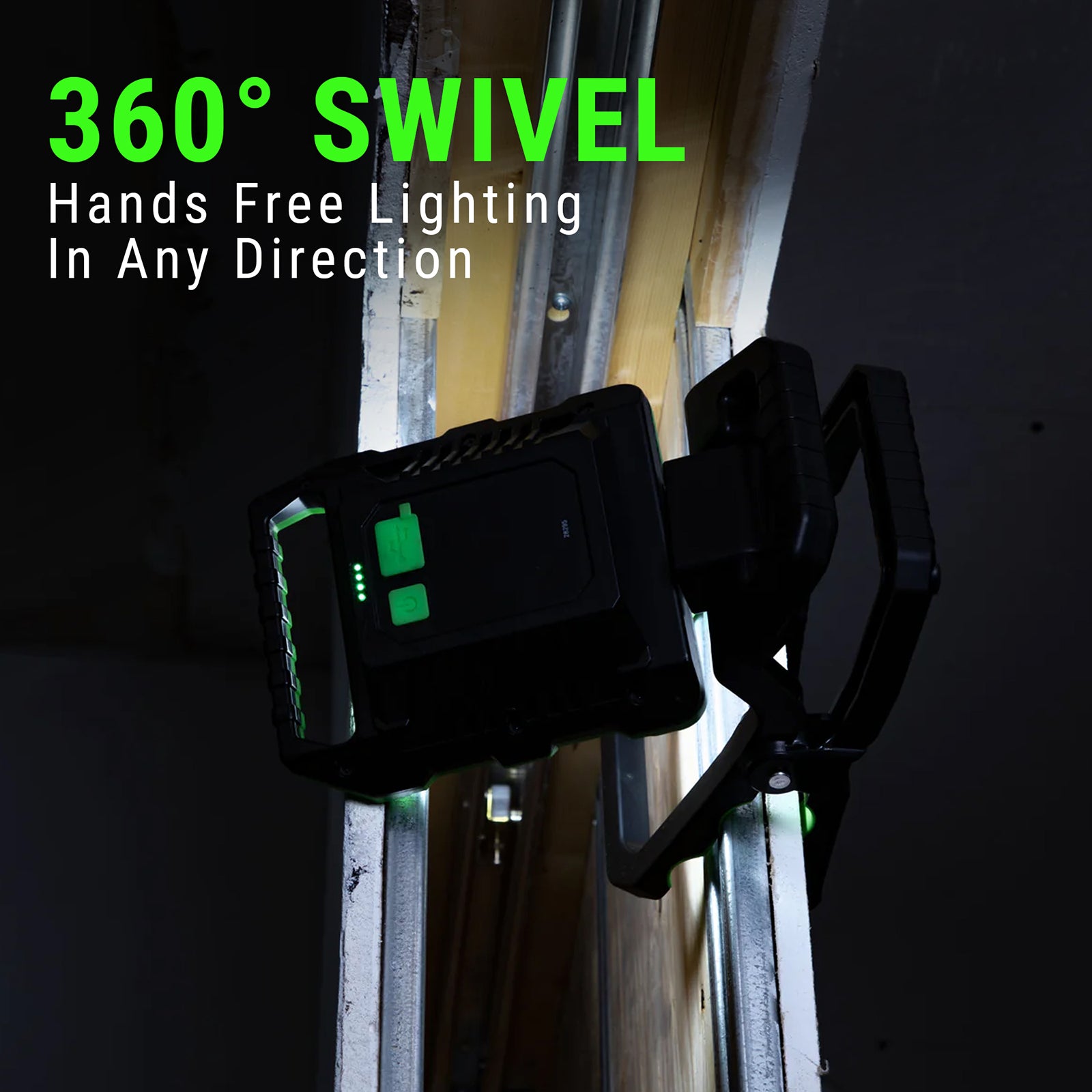 LitezAll® Rechargeable 4000 Lumen Work Light with Clamp - LitezAll - Work Lights - 4