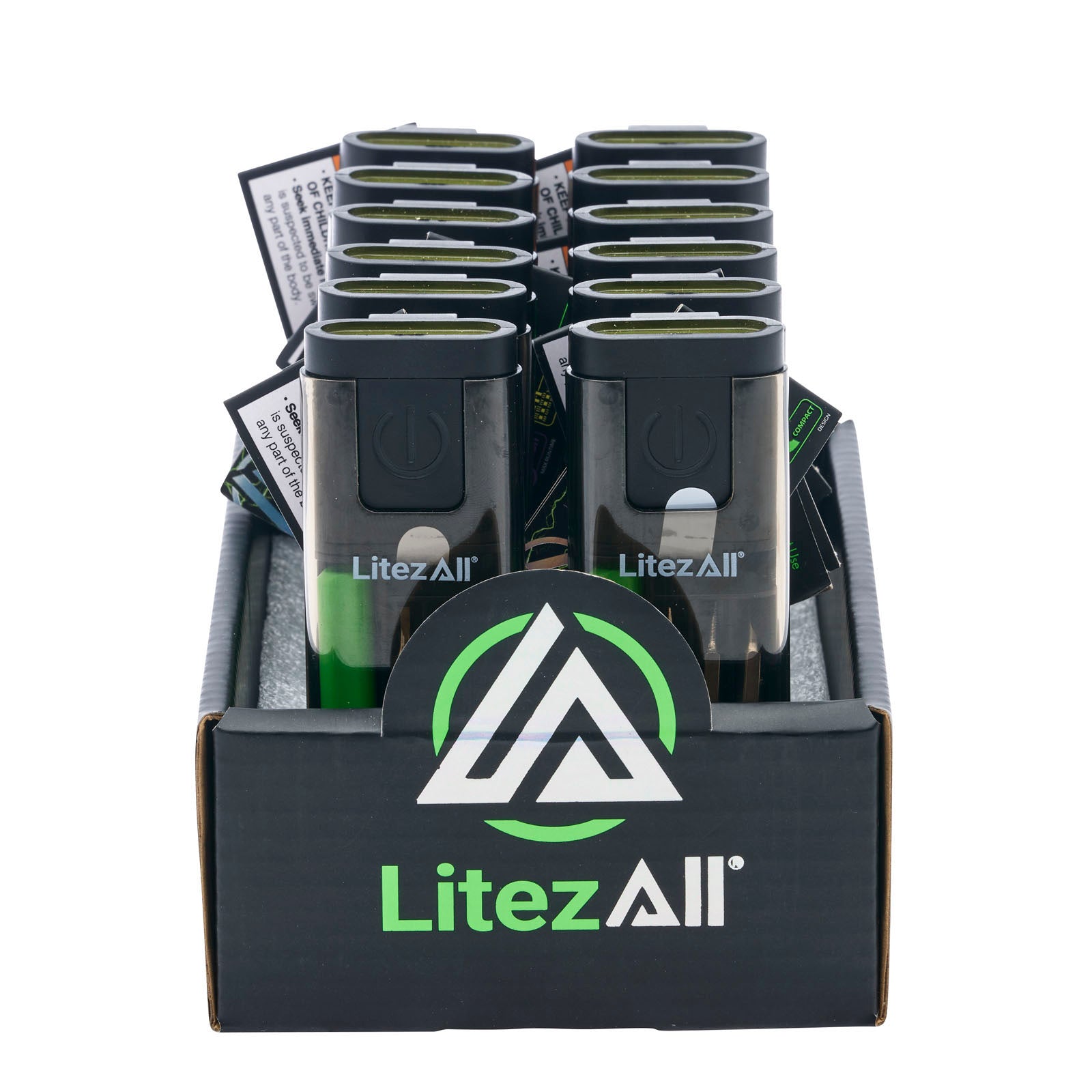 LitezAll® Compact Screwdriver Set with Integrated Flashlight