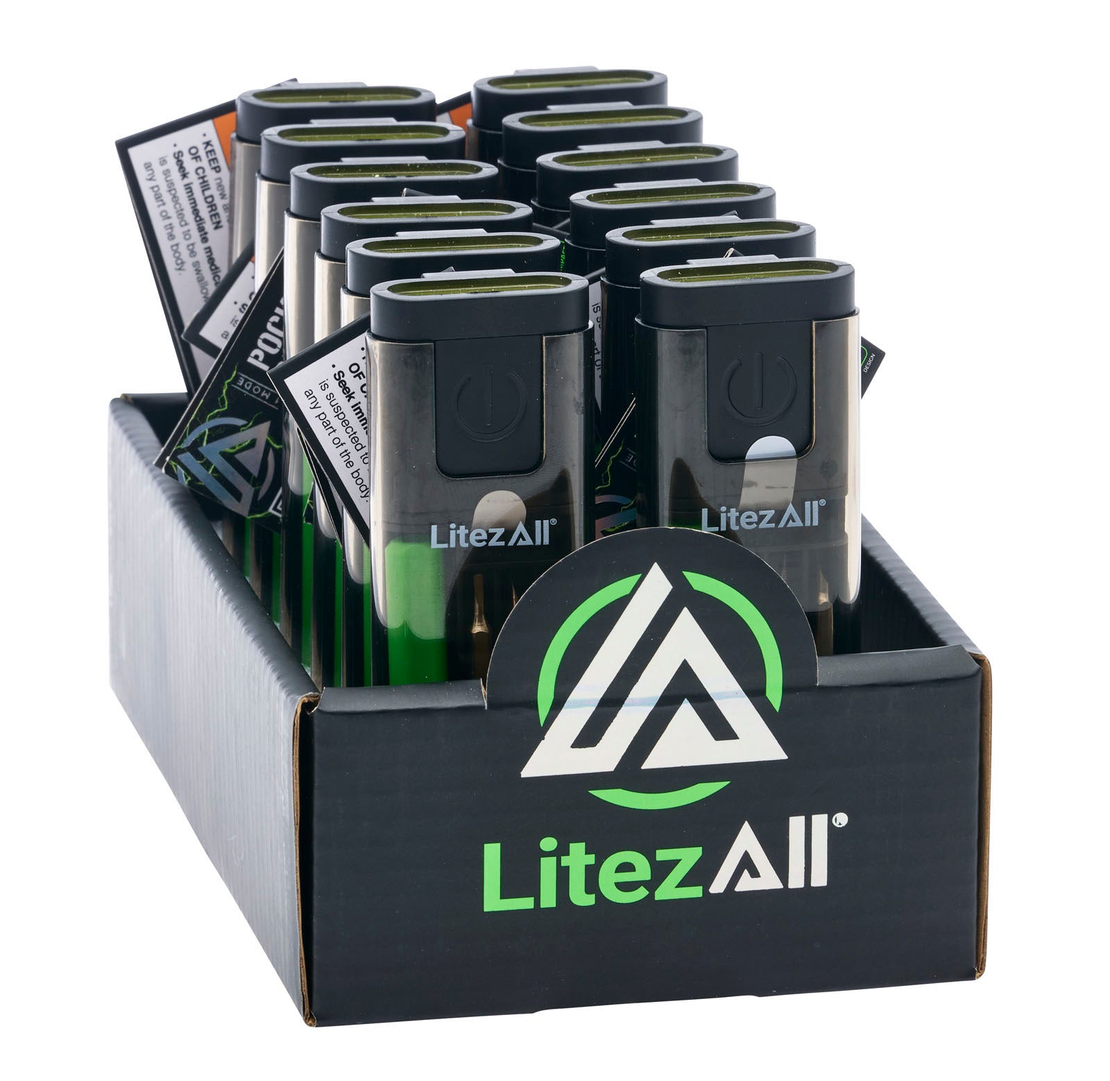 LitezAll® Compact Screwdriver Set with Integrated Flashlight