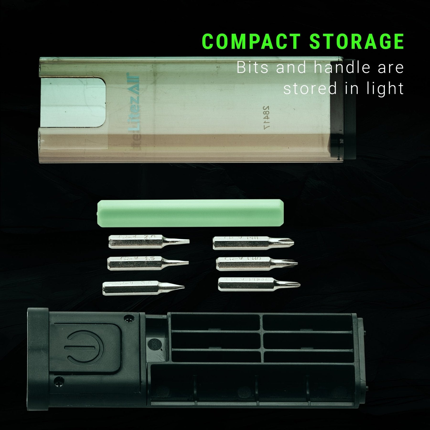 LitezAll® Compact Screwdriver Set with Integrated Flashlight - LitezAll - Work Lights - 6