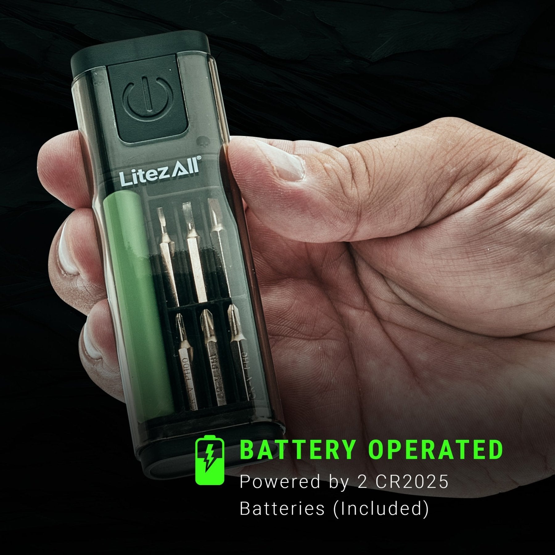 LitezAll® Compact Screwdriver Set with Integrated Flashlight - LitezAll - Work Lights - 7