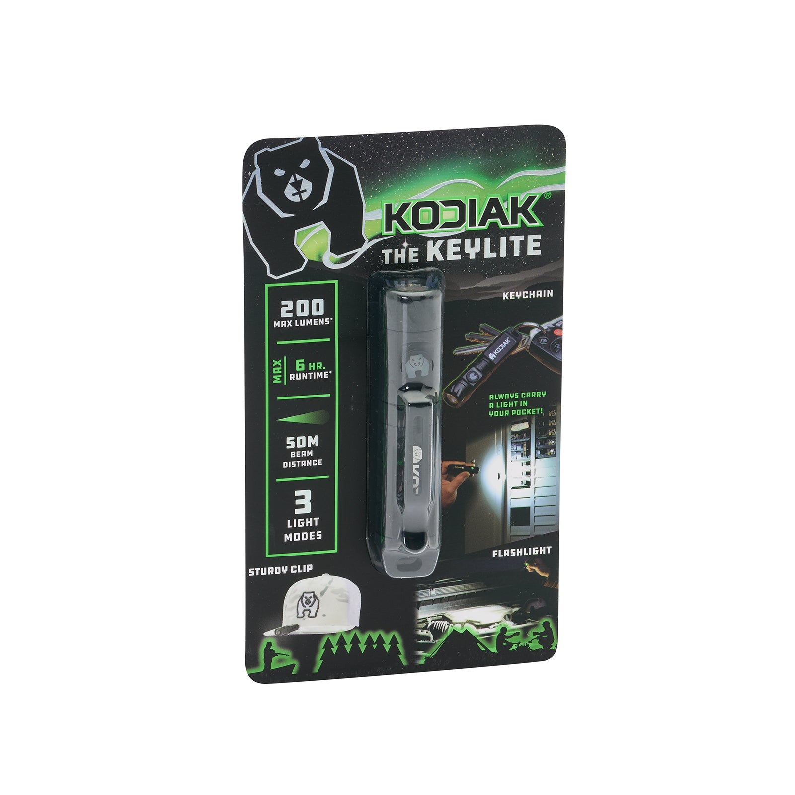 Kodiak® Keychain Flashlight with Clip - LitezAll - Keychain Lights - 35