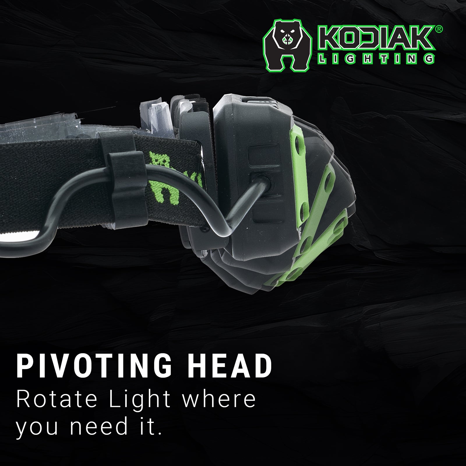 Kodiak® Konvoy® Rechargeable Motion Activated Wide Beam Headlamp - LitezAll - Headlamps - 6