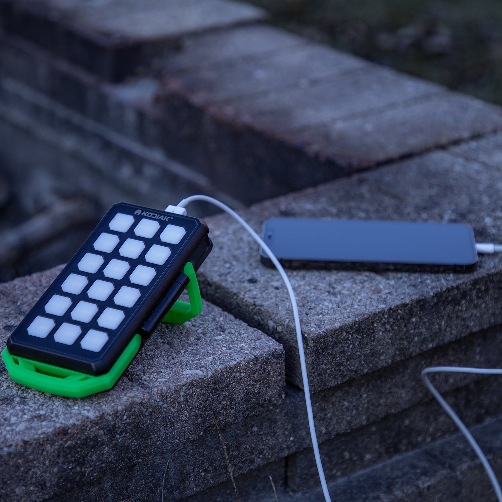 Kodiak® Klutch 10000 mAh Power Bank with USB or Solar Charging and 1000 Lumen Work Light - LitezAll - Work Lights - 7