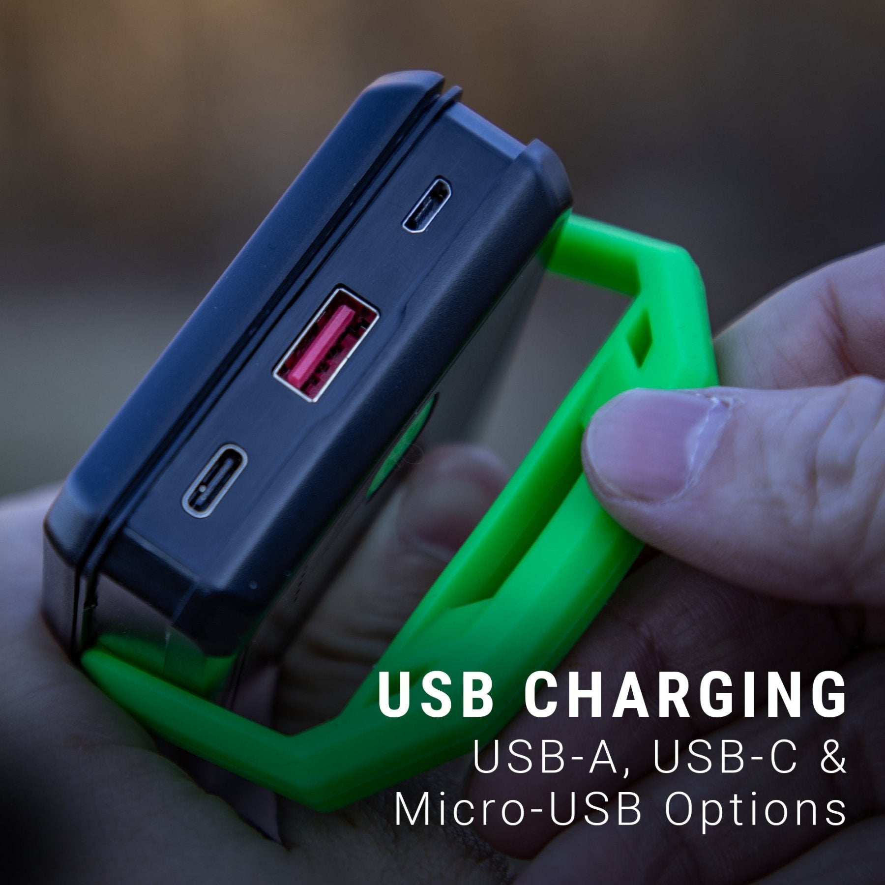 Kodiak® Klutch® 10000 mAh Power Bank with USB or Solar Charging and 1100 Lumen Work Light - LitezAll - Work Lights - 7