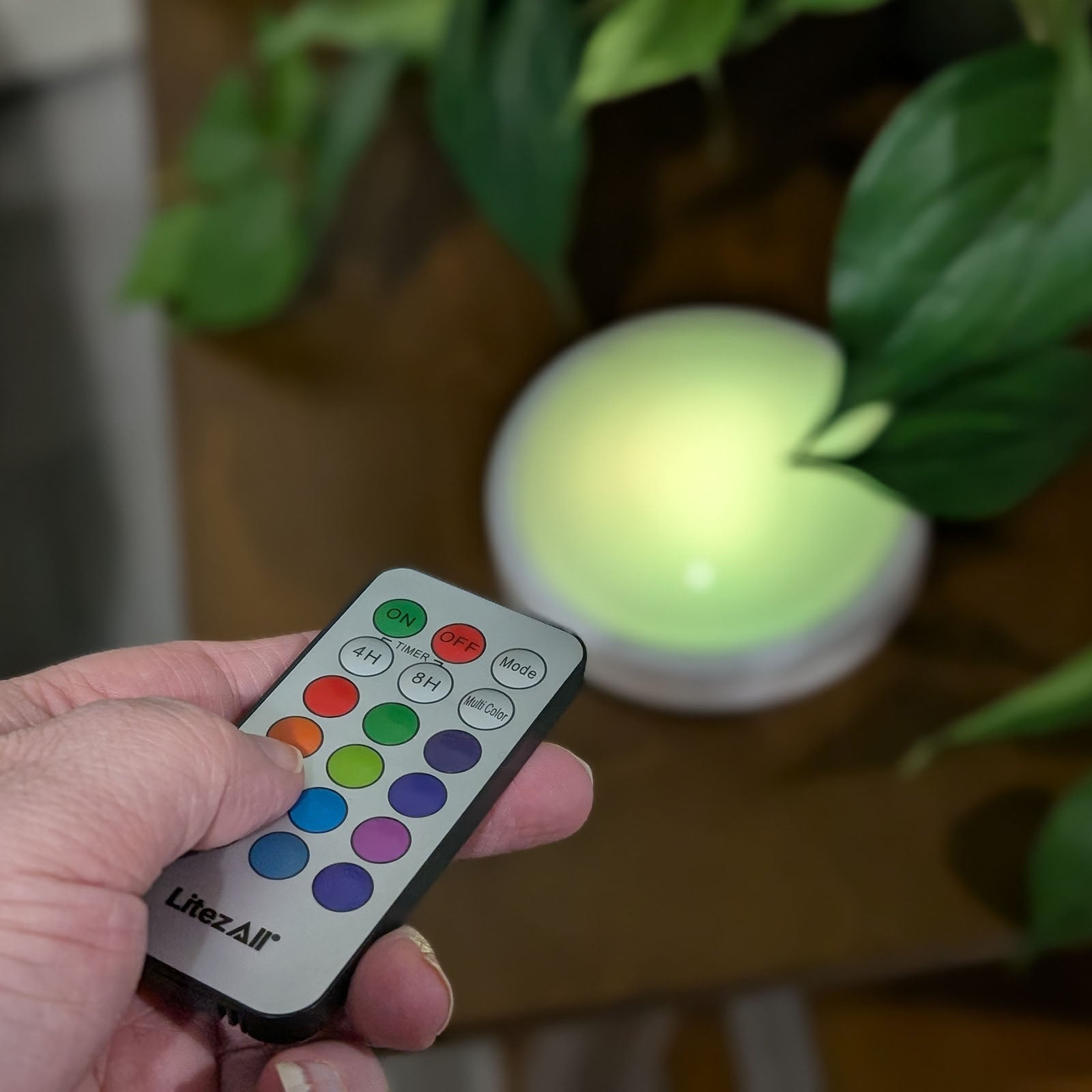 LitezAll® Rechargeable Color Selectable Tap Light with Remote Control - LitezAll - Wireless Lighting Solutions - 6
