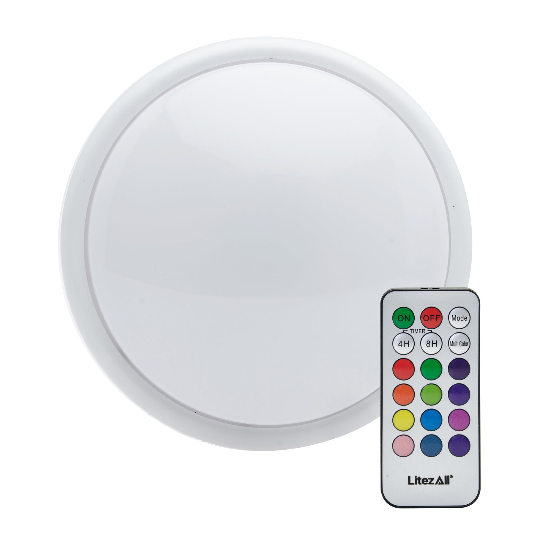 LitezAll® Rechargeable Color Selectable Tap Light with Remote Control - LitezAll - Wireless Lighting Solutions - 2