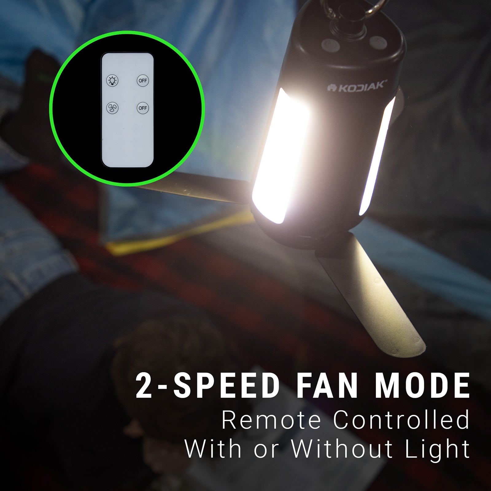 Kodiak® Klymate Rechargeable Combination Fan Lantern - LitezAll - Lanterns - 6