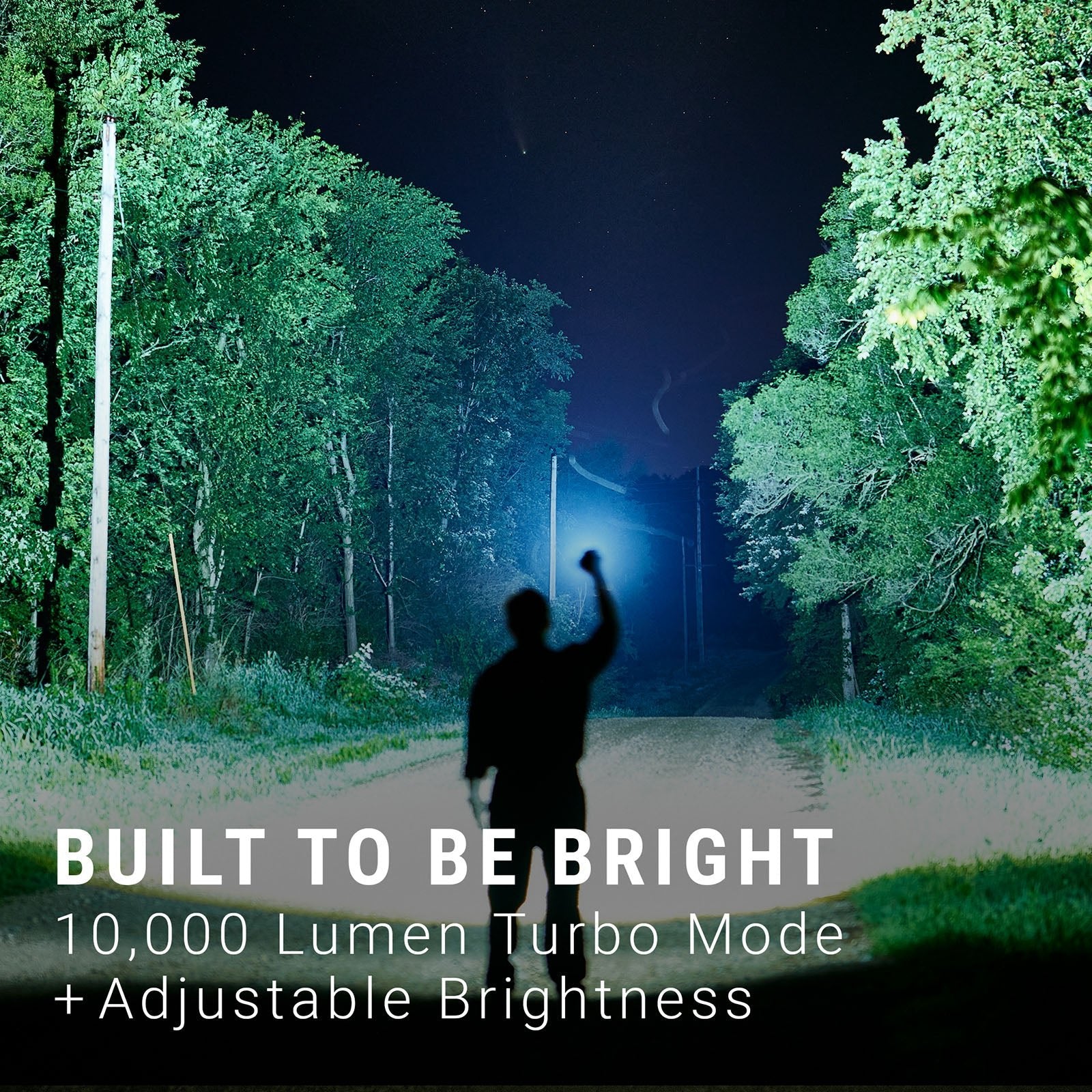 Kodiak® Krown Rechargeable 10000Lumen Tactical Flashlight with Power Bank - LitezAll - Tactical Flashlights - 3