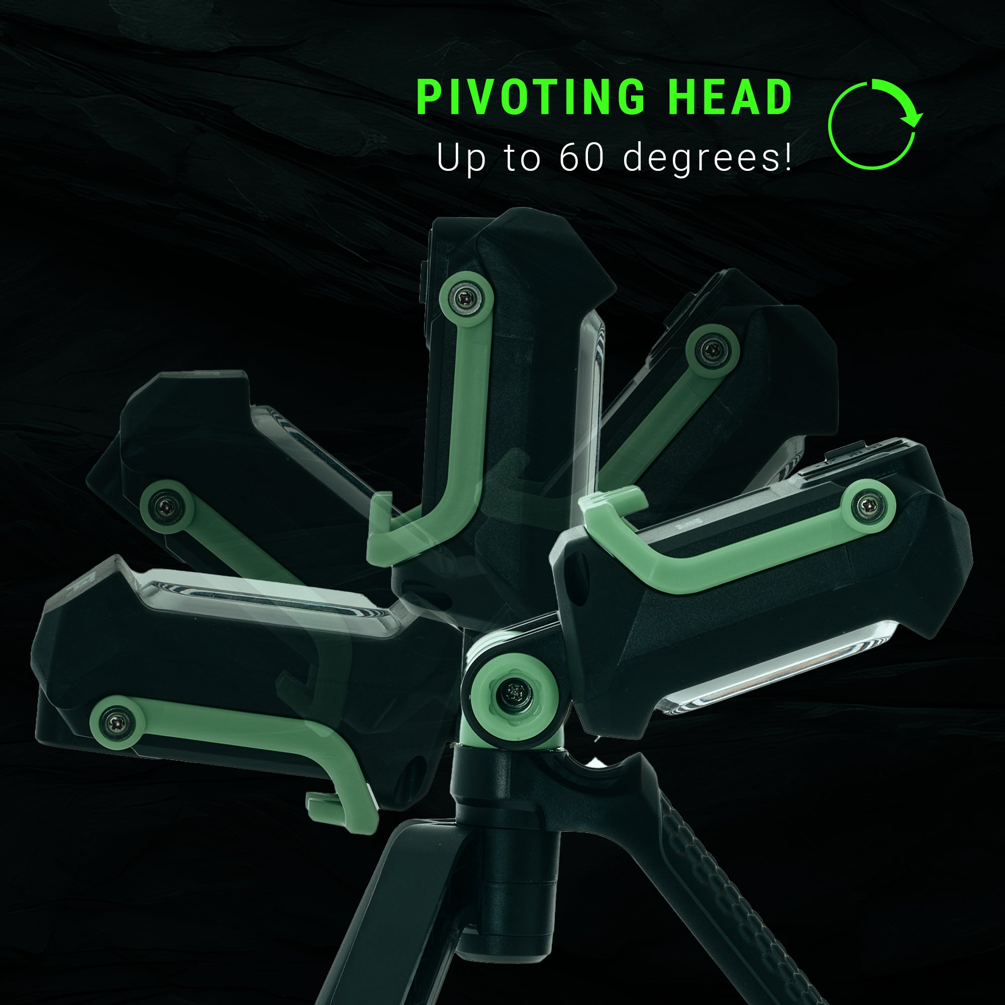 LitezAll® 2000 Lumen Rechargeable Tripod Work Light with UV Light - LitezAll - Work Lights - 6