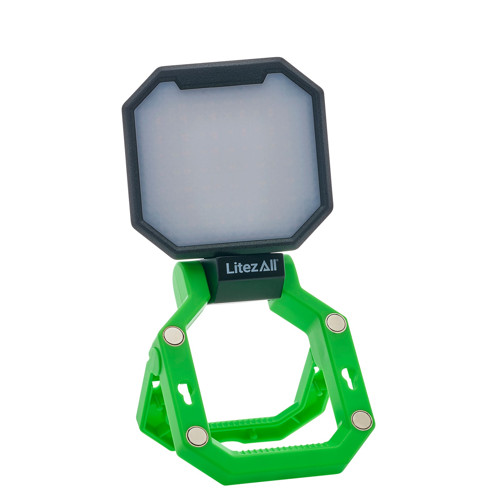 LitezAll® Rechargeable 2000 Lumen Folding Work Light with Power Bank