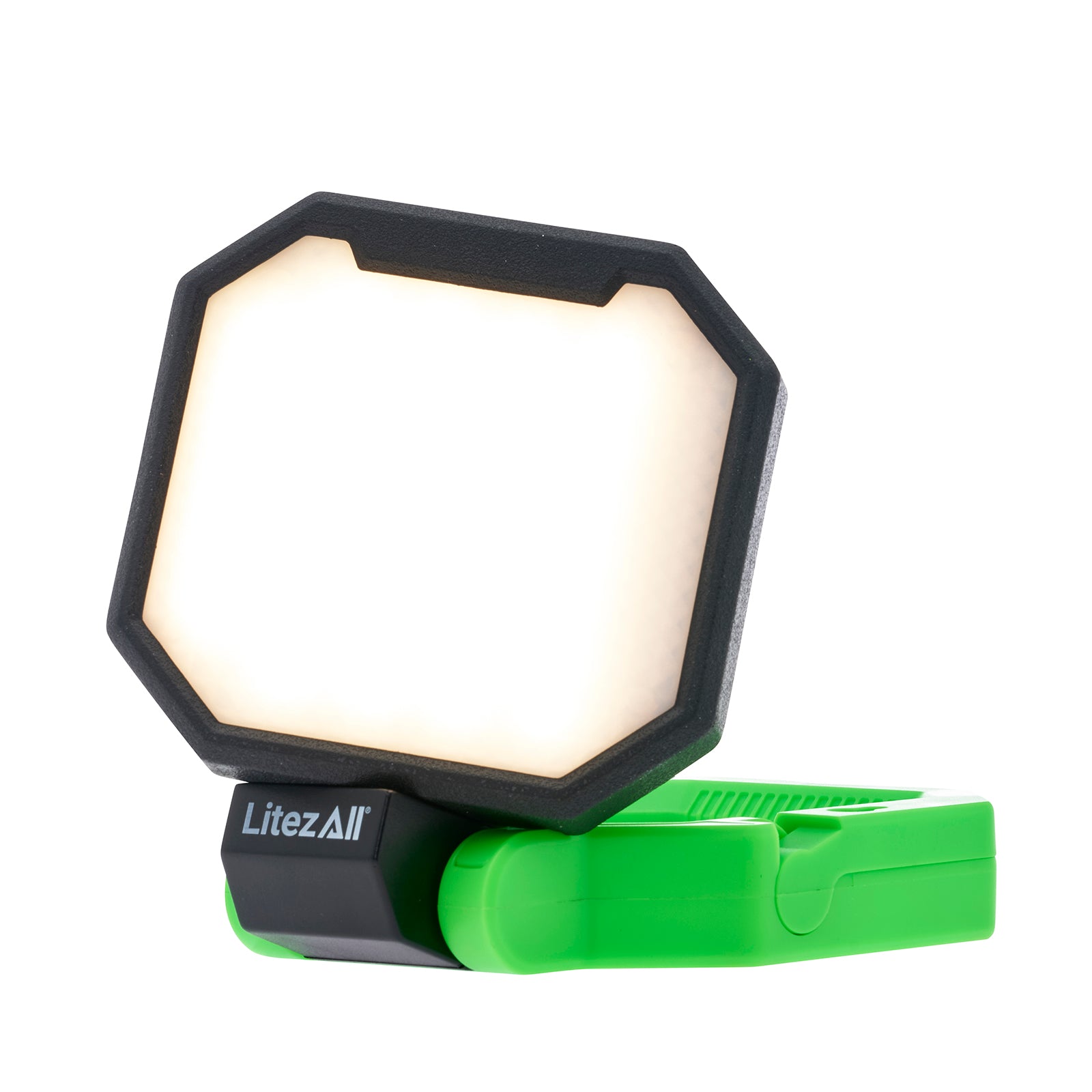 LitezAll® Rechargeable 2000 Lumen Folding Work Light with Power Bank