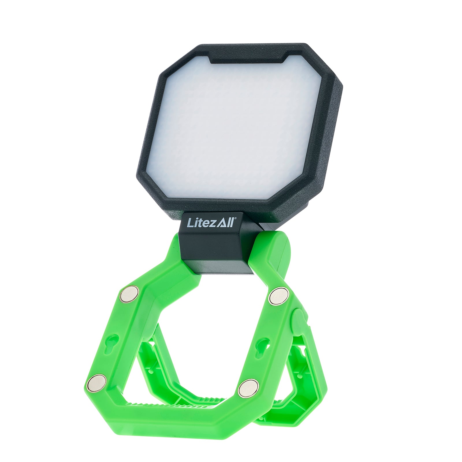 LitezAll® Rechargeable 2000 Lumen Folding Work Light with Power Bank