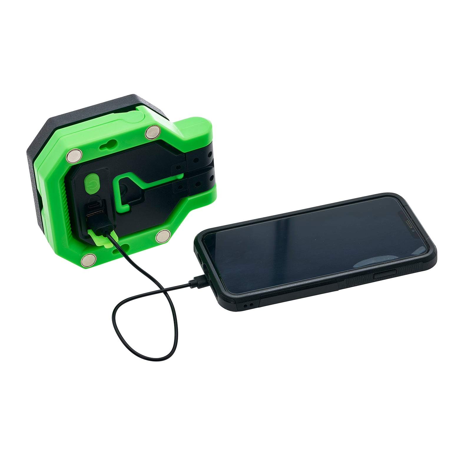 LitezAll® Rechargeable 2000 Lumen Folding Work Light with Power Bank