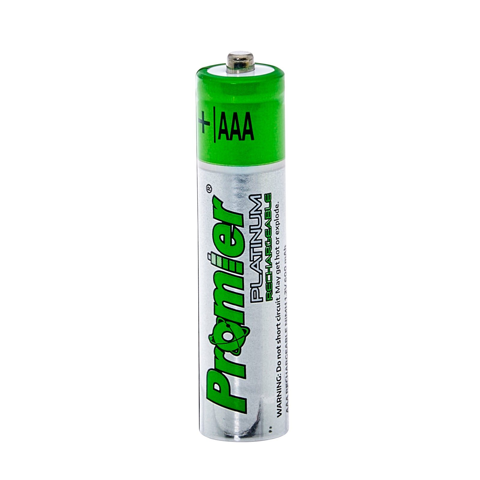 Promier® Platinum AAA Rechargeable Ni-Mh Battery 4 Pack