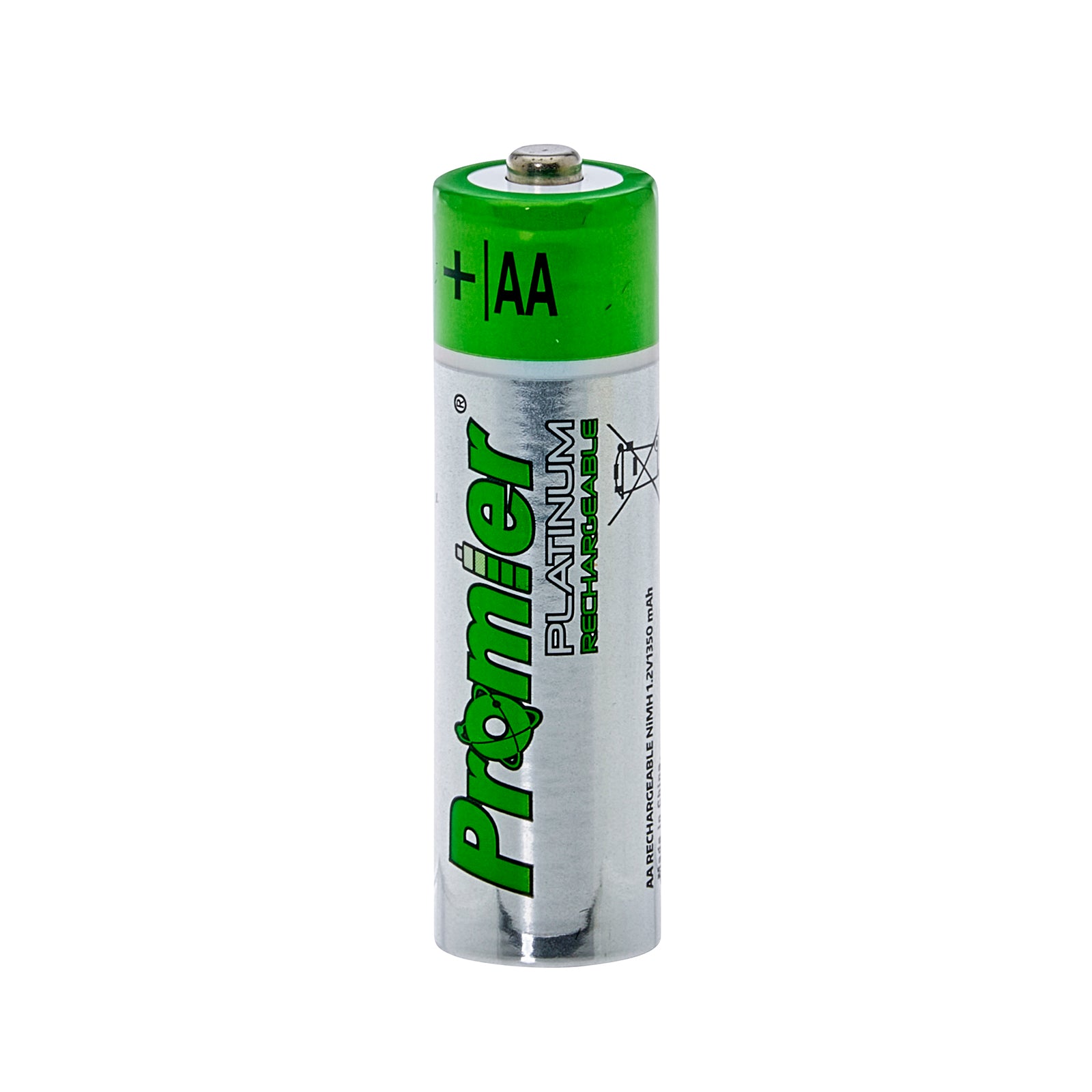 Promier® Platinum AA Rechargeable Ni-Mh Battery 4 Pack