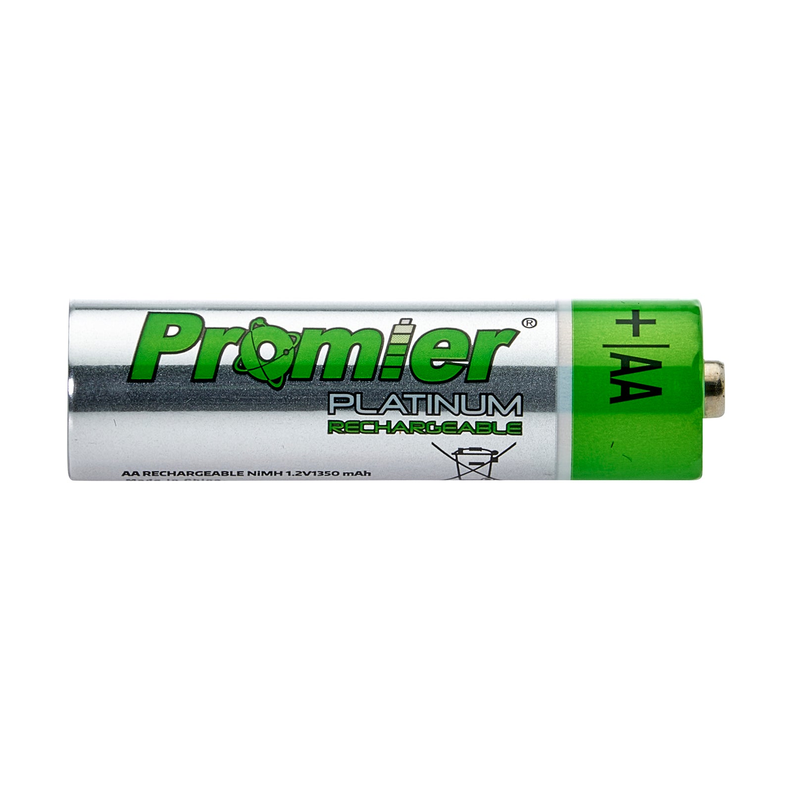 Promier® Platinum AA Rechargeable Ni-Mh Battery 4 Pack