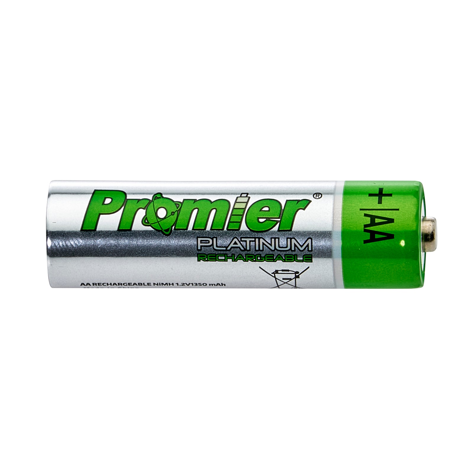 Promier® Platinum AA Rechargeable Ni-Mh Battery 4 Pack