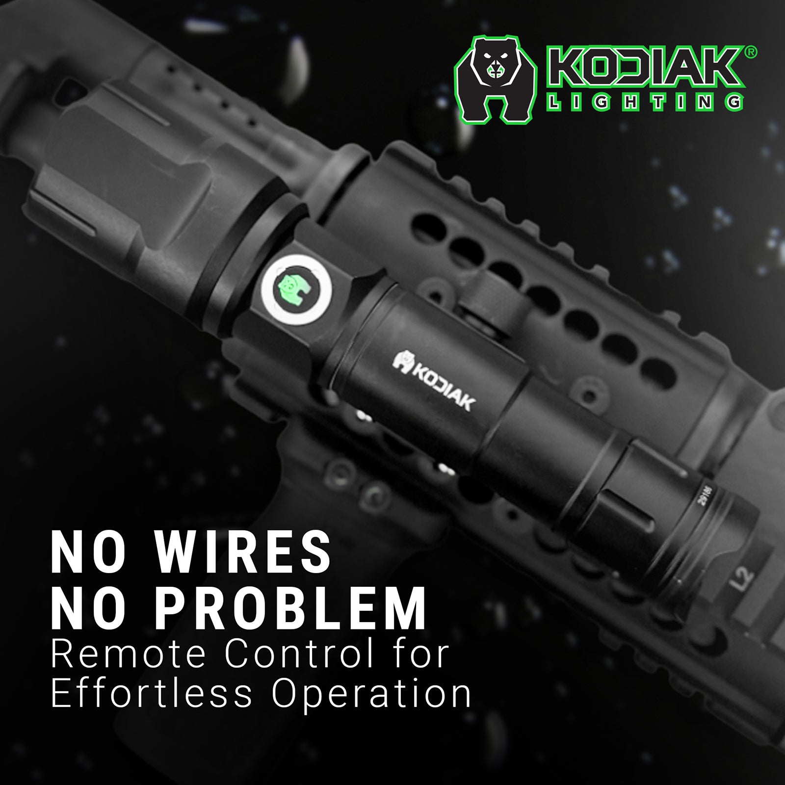 Kodiak Rechargeable 1000 Lumen Tactical Flashlight with Remote - LitezAll - Tactical Flashlights - 8