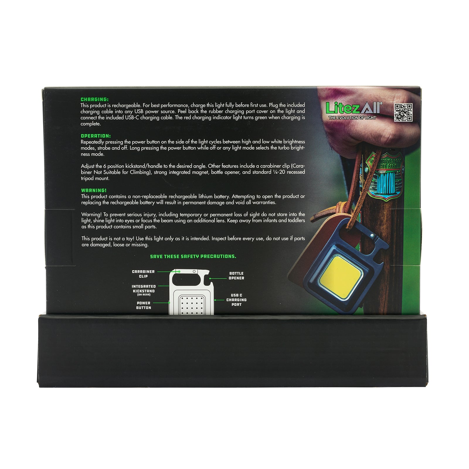 LitezAll Rechargeable 300 Lumen Kompanion 4 - Pack Gift Box - LitezAll - Work Lights - 53