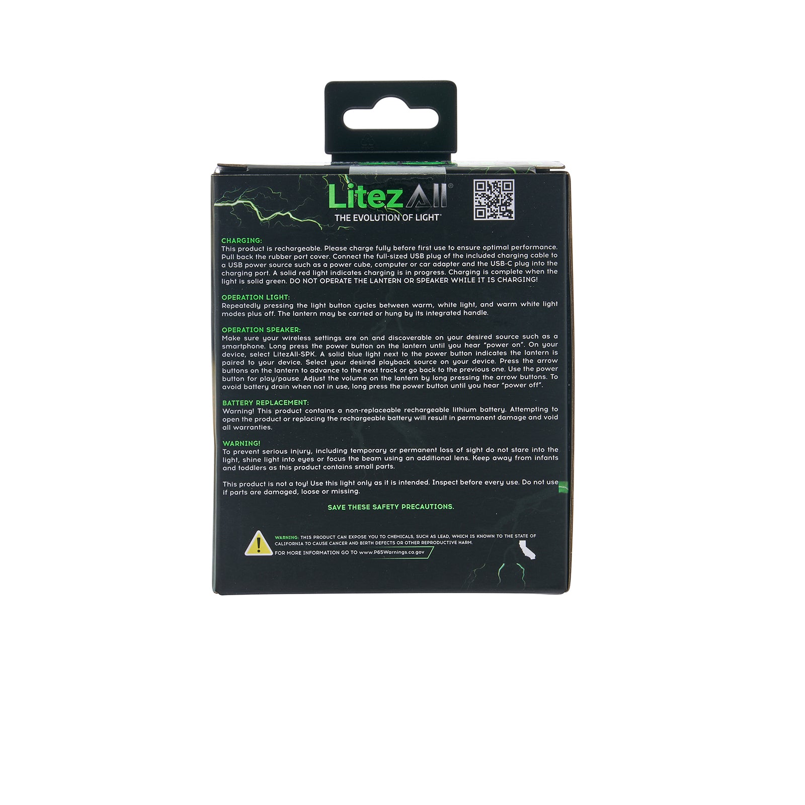 LitezAll Rechargeable Mini Camping Lantern with Bluetooth Speaker - LitezAll - Lanterns - 42