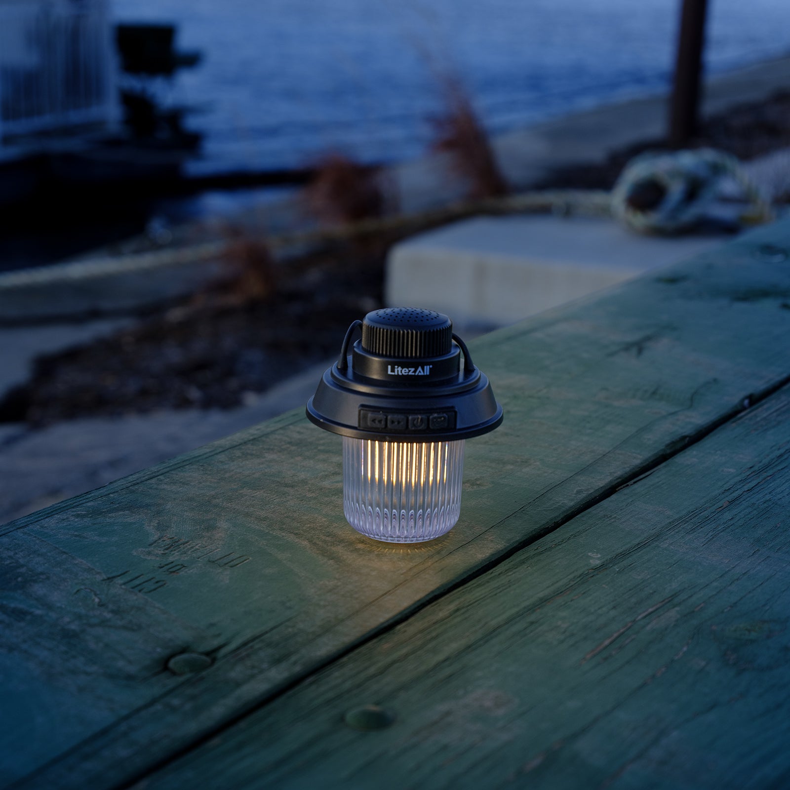 LitezAll Rechargeable Mini Camping Lantern with Bluetooth Speaker - LitezAll - Lanterns - 4