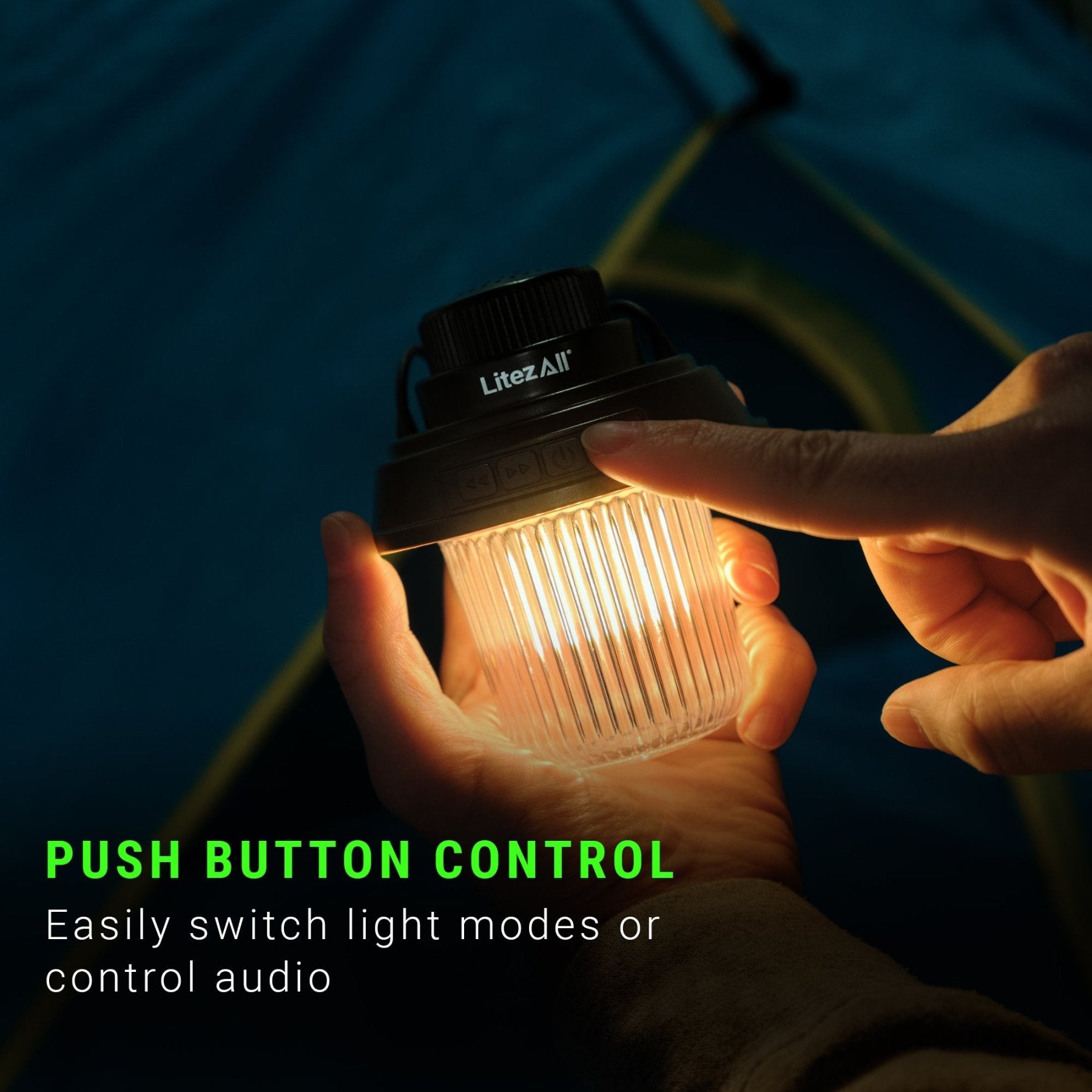 LitezAll® Rechargeable Mini Camping Lantern with Bluetooth Speaker - LitezAll - Lanterns - 5