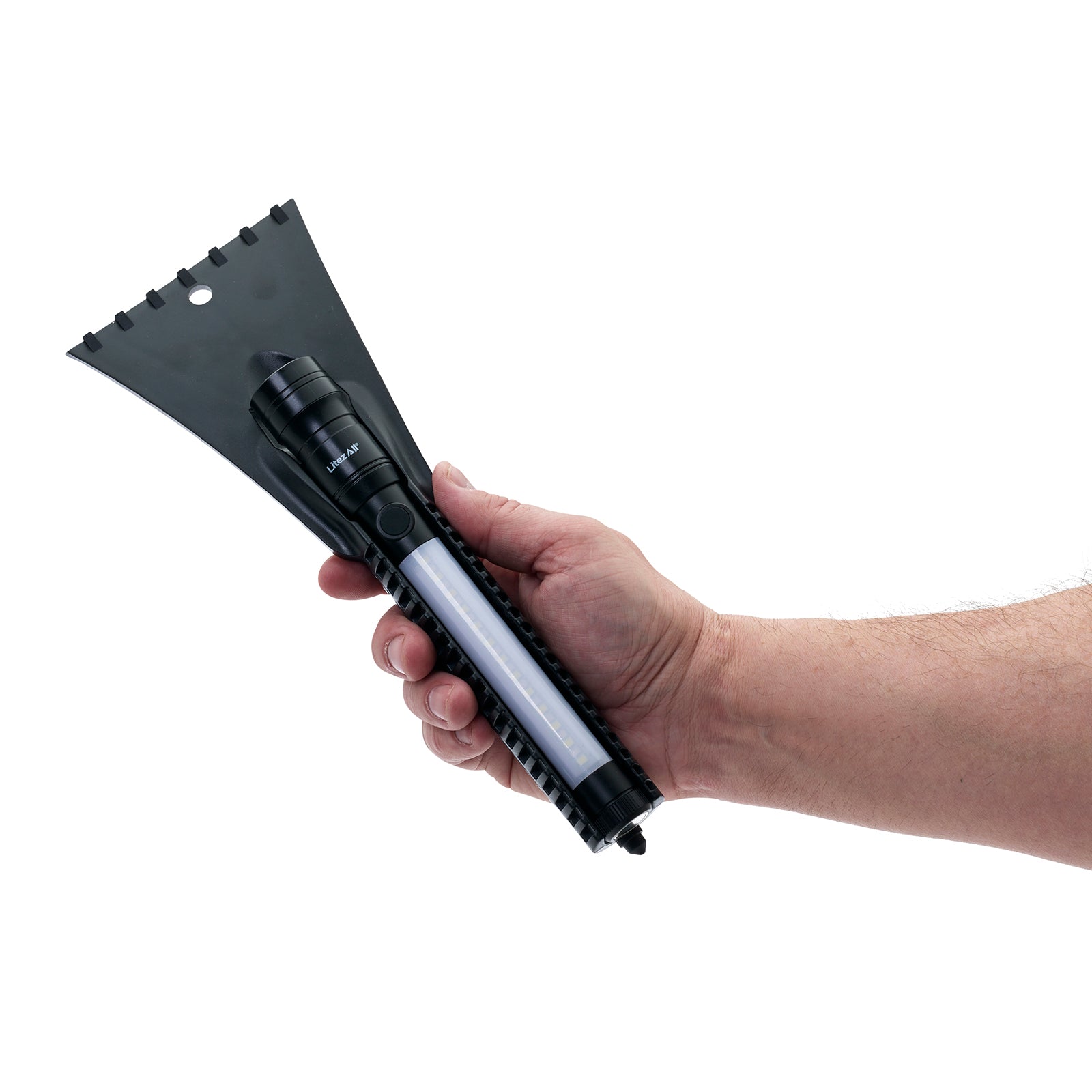 LitezAll Icy Light Ice Scraper with Removable Utility Flashlight - LitezAll - Work Lights - 25