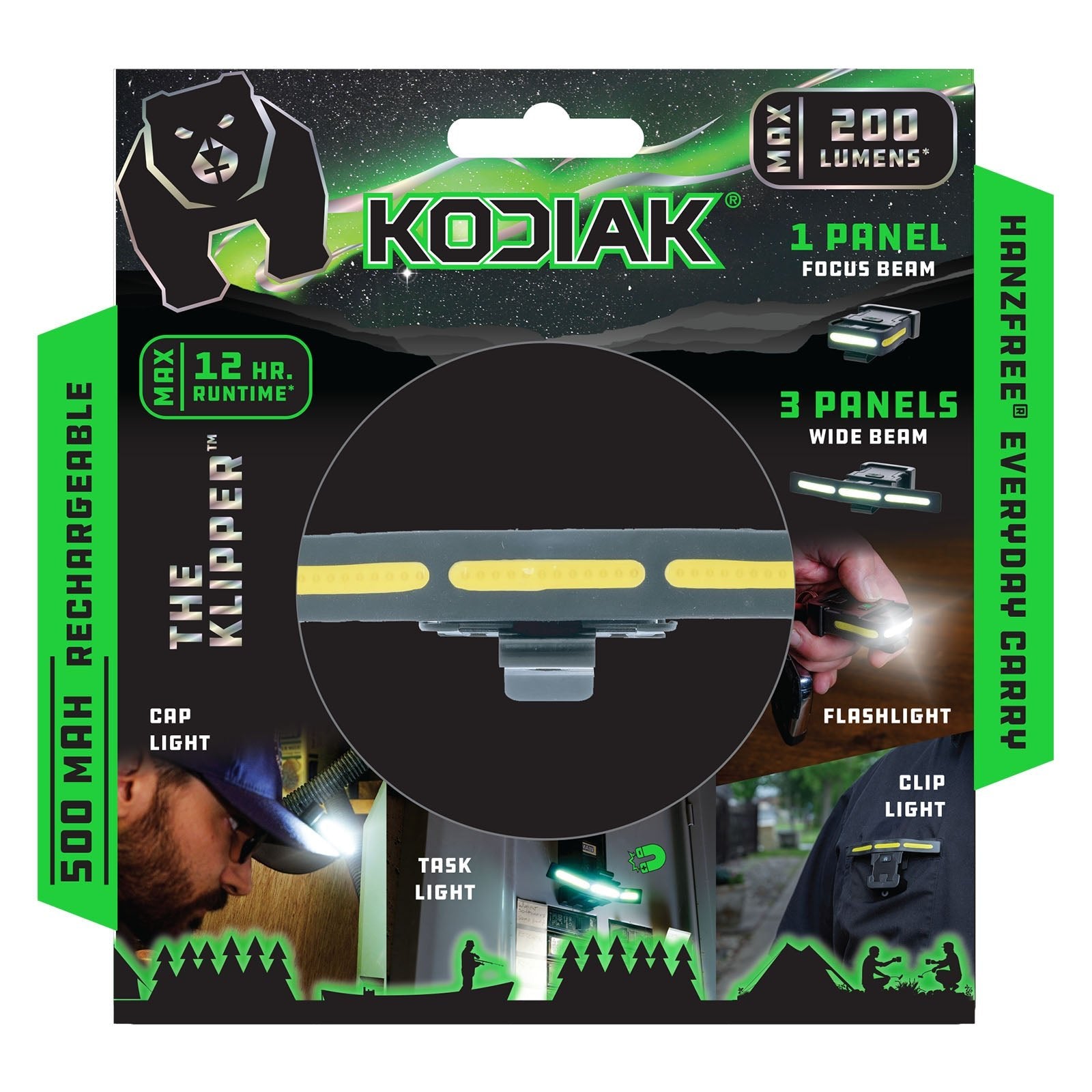 Kodiak Rechargeable 200 Lumen Cap Light - LitezAll - Headlamps - 2