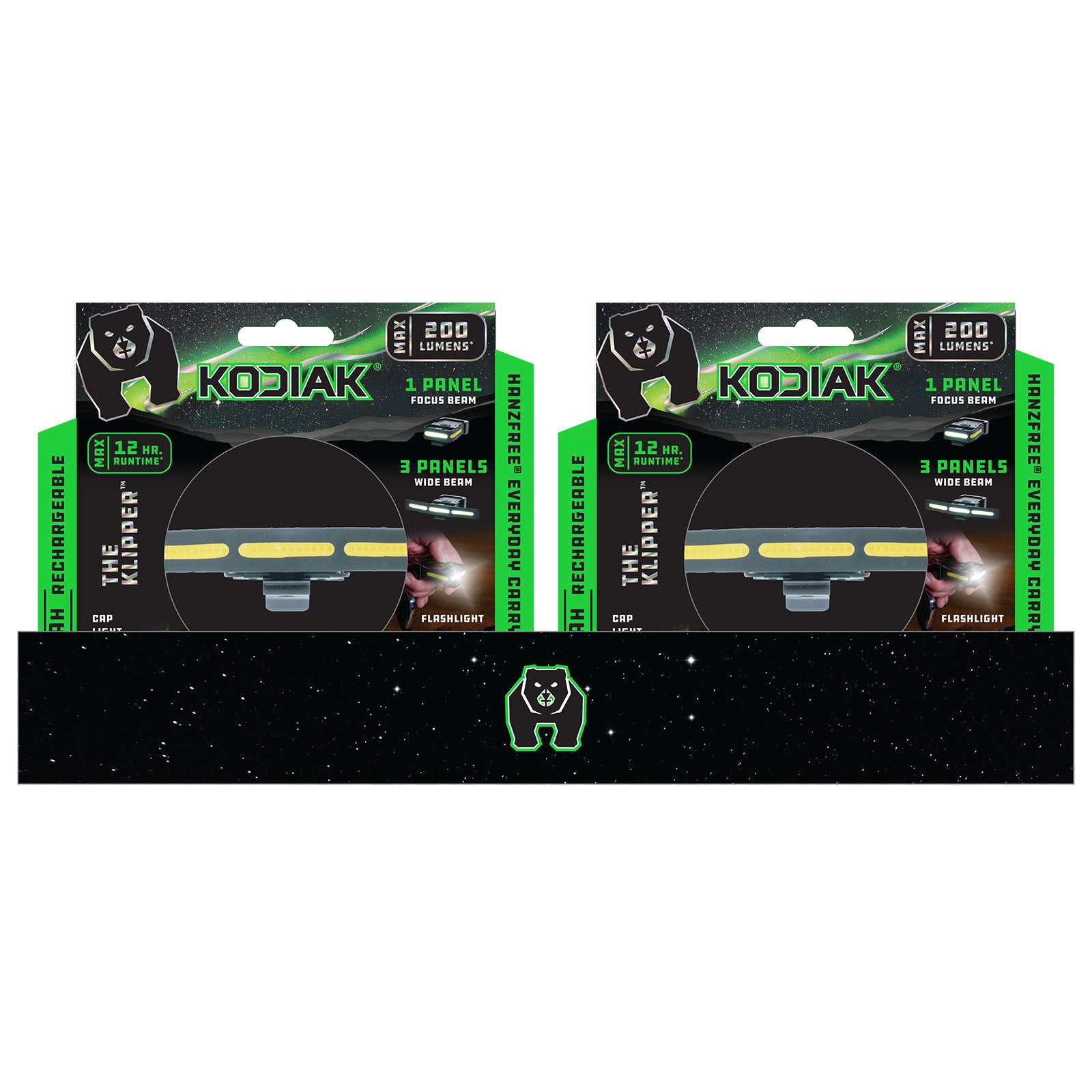 Kodiak Rechargeable 200 Lumen Cap Light - LitezAll - Headlamps - 1