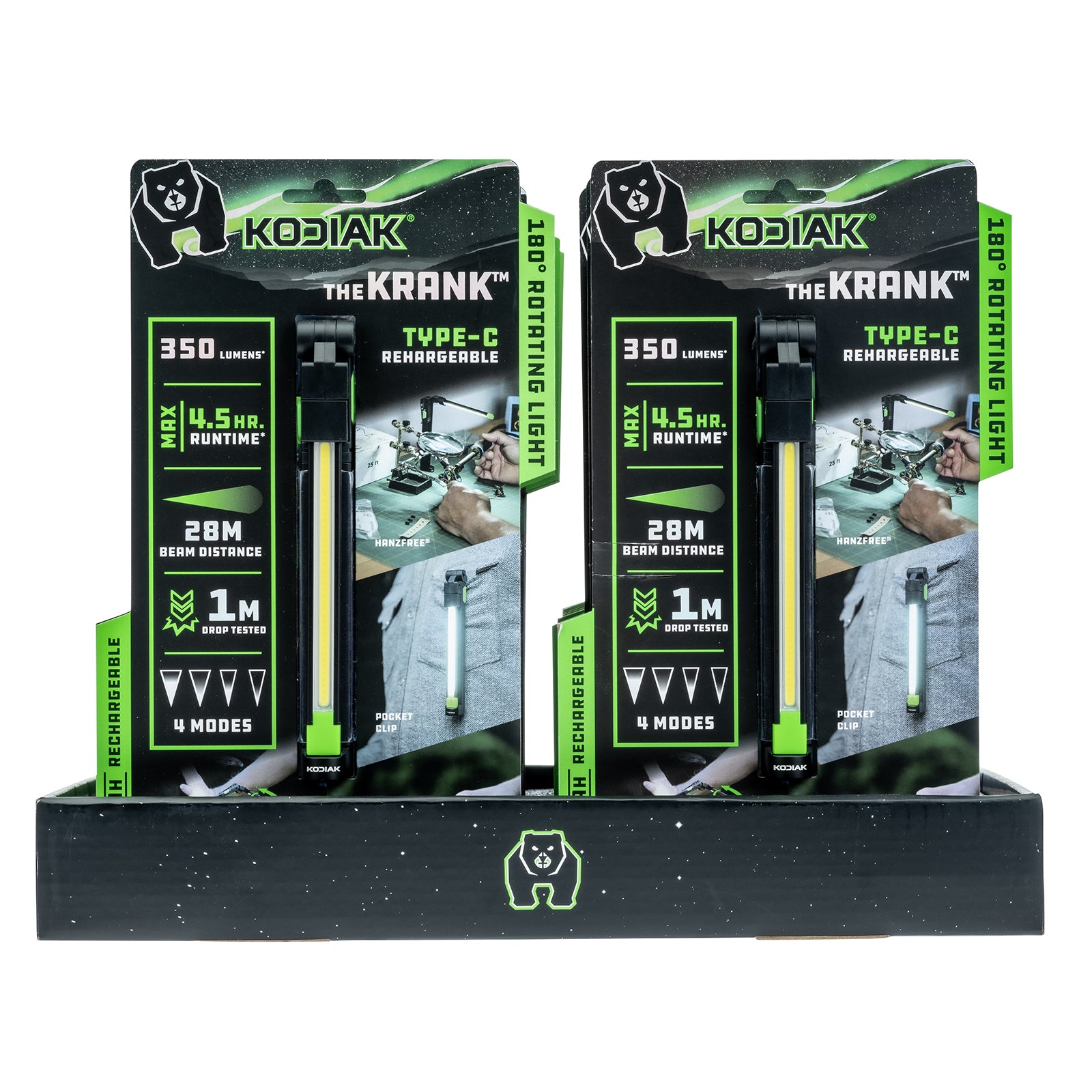 Kodiak® The Krank Rechargeable Slim Work Light - LitezAll - Work Lights - 16