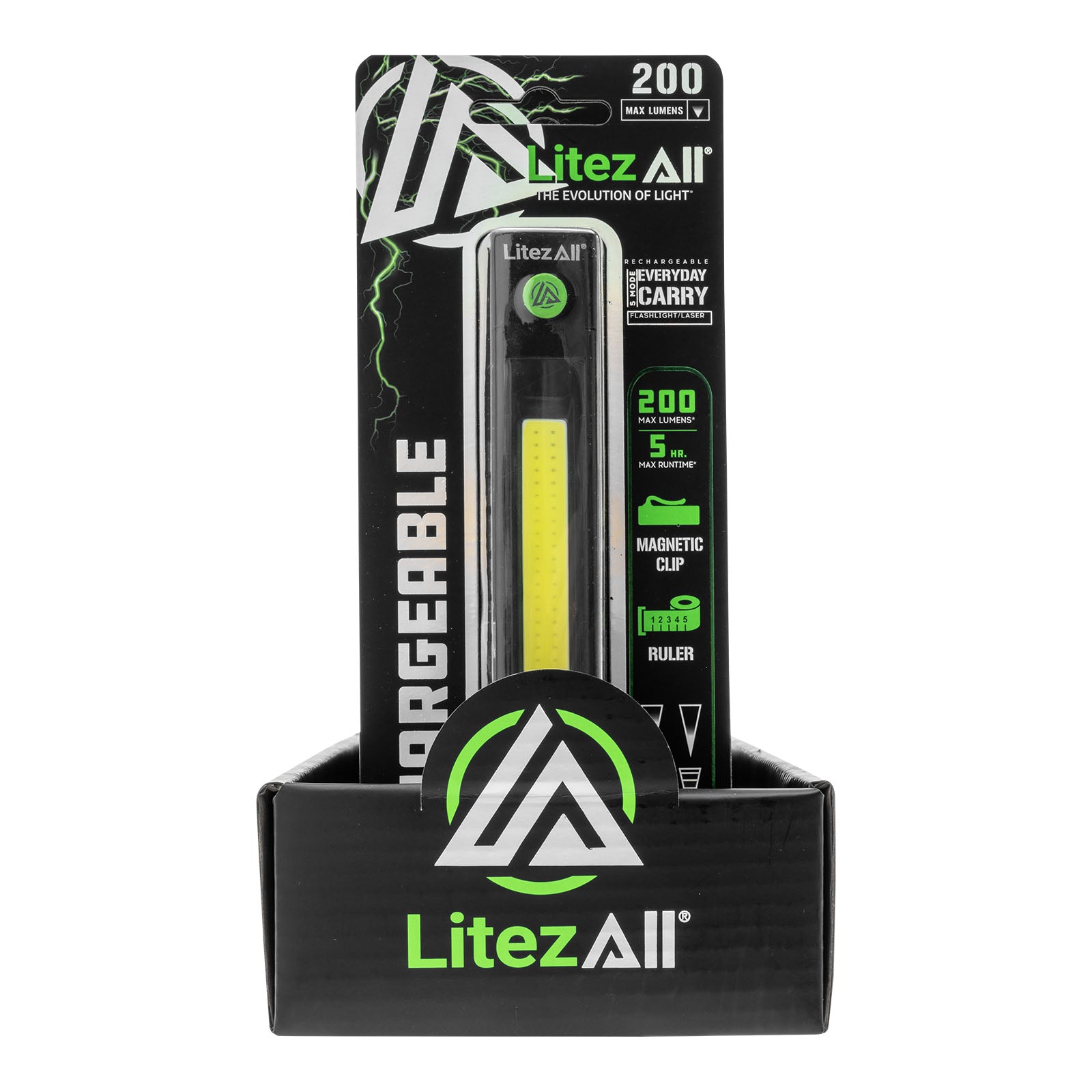 LitezAll Rechargeable Everyday Carry Pen Light with Laser Pointer - LitezAll - Pen Lights - 29