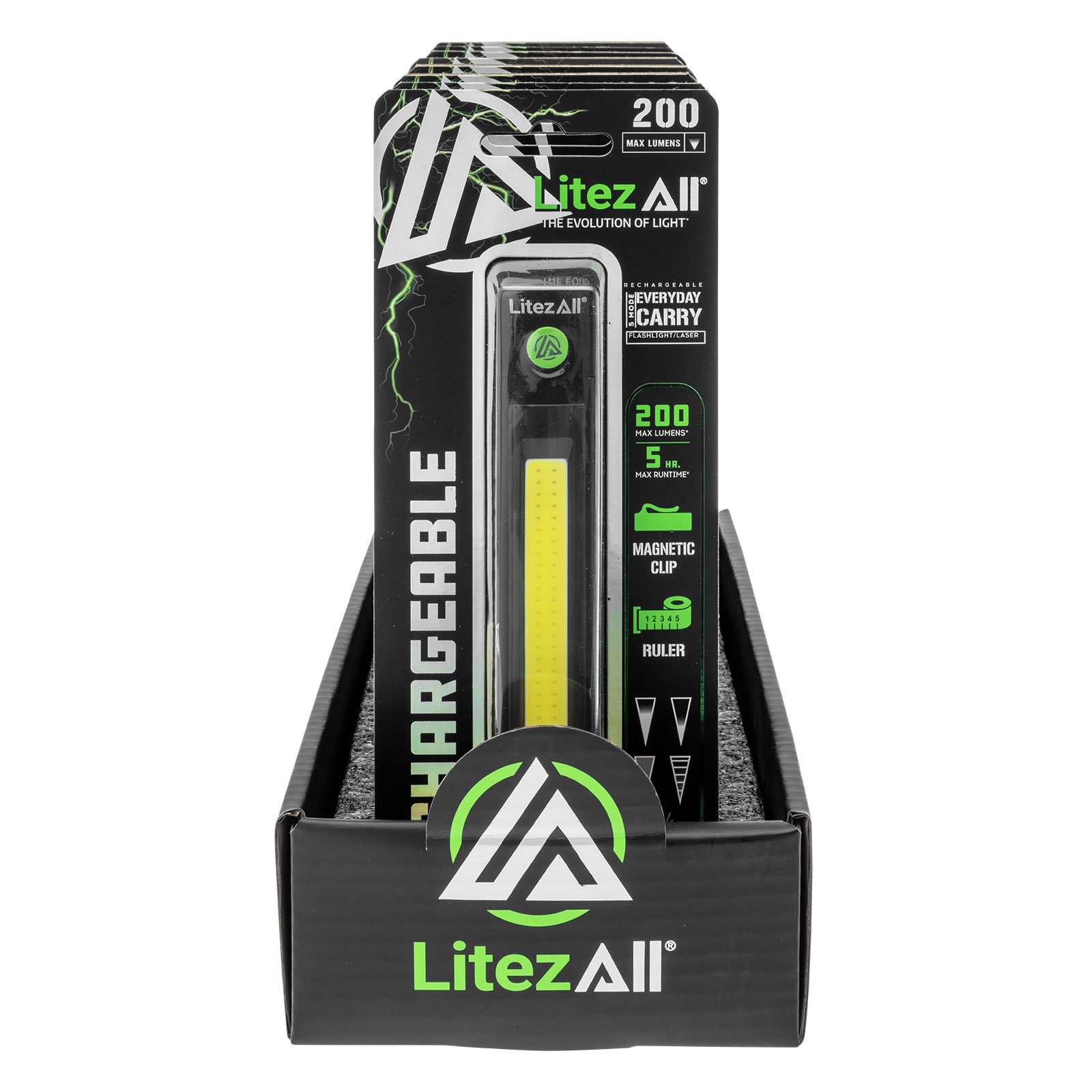 LitezAll Rechargeable Everyday Carry Pen Light with Laser Pointer - LitezAll - Pen Lights - 30