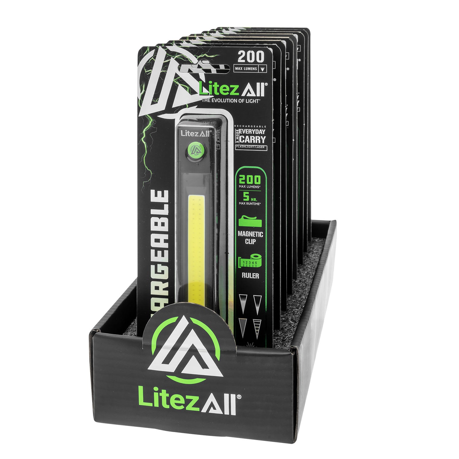 LitezAll Rechargeable Everyday Carry Pen Light with Laser Pointer - LitezAll - Pen Lights - 32