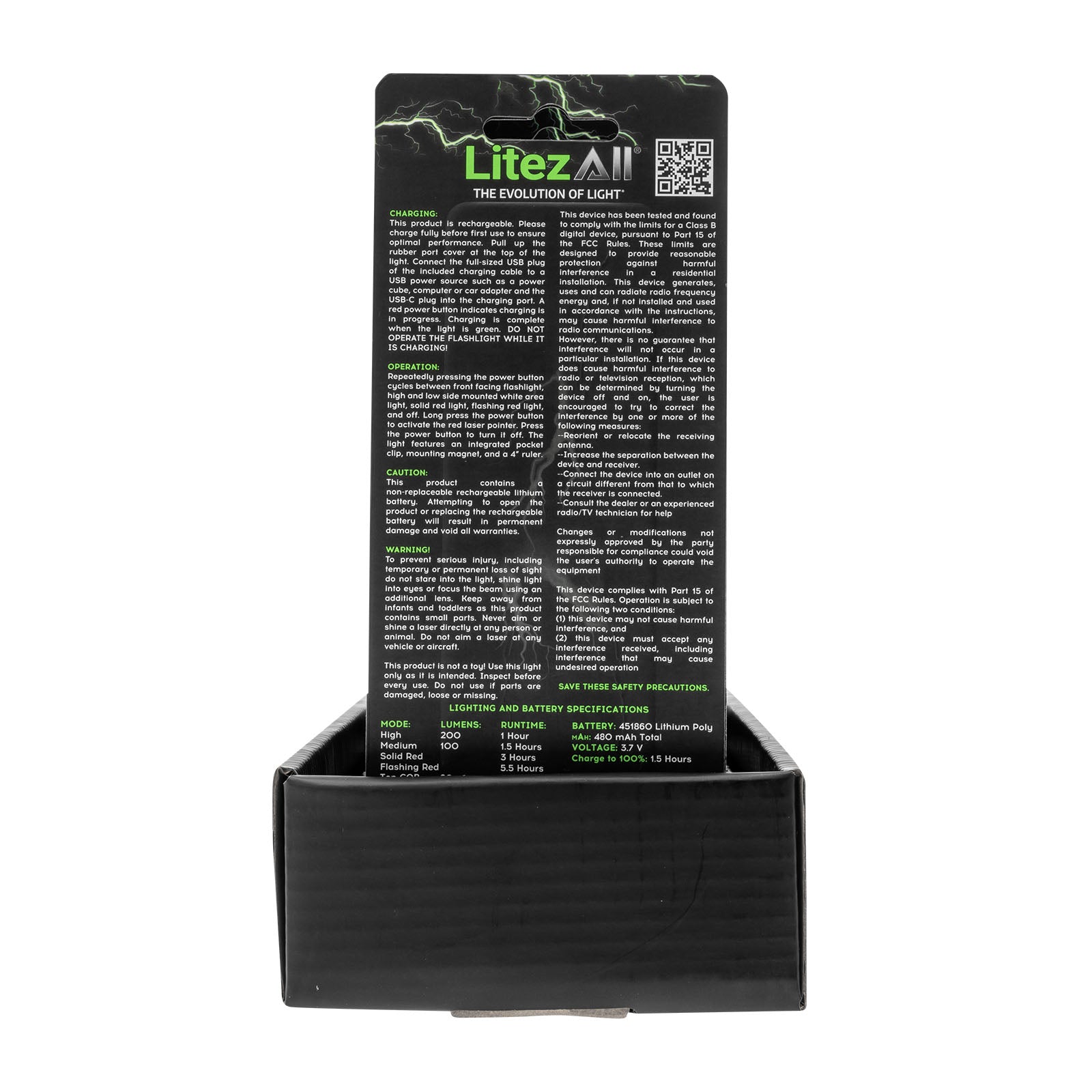 LitezAll Rechargeable Everyday Carry Pen Light with Laser Pointer - LitezAll - Pen Lights - 33