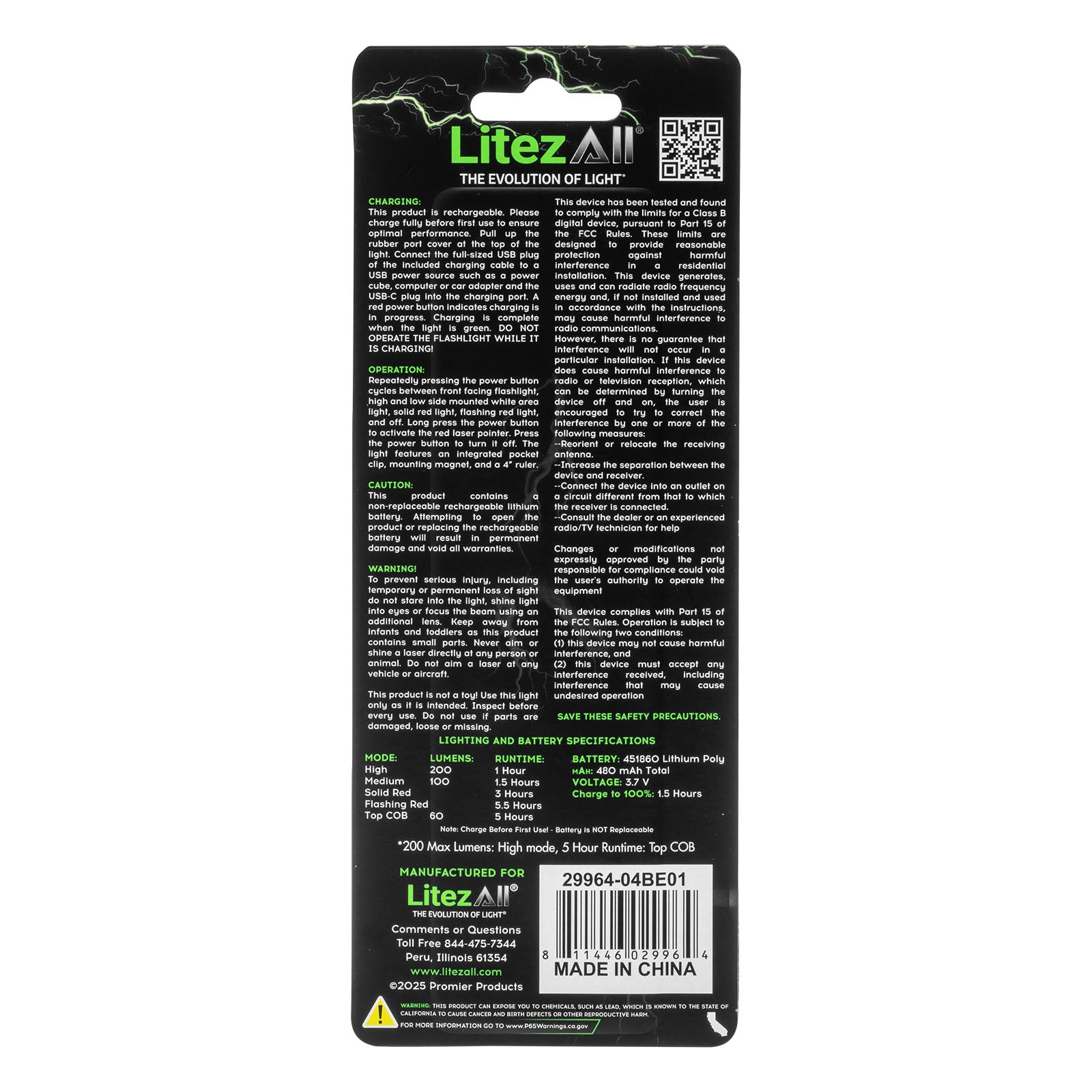 LitezAll Rechargeable Everyday Carry Pen Light with Laser Pointer - LitezAll - Pen Lights - 41