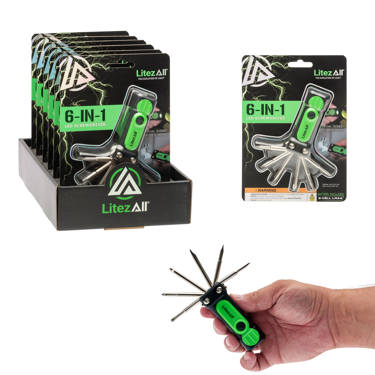 LitezAll® 6 in 1 LED Screwdriver - LitezAll - 1