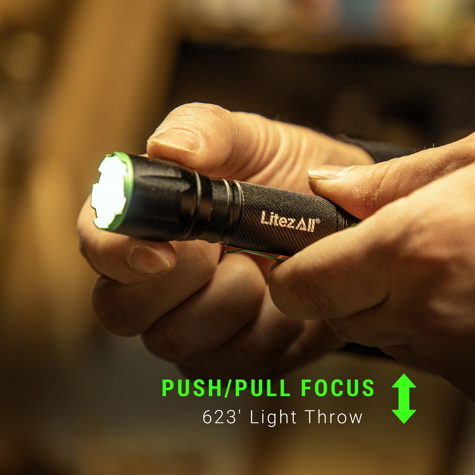 LitezAll® Rechargeable EDC Tactical Grade Flashlight 3 Pack - LitezAll - Flashlights - 4