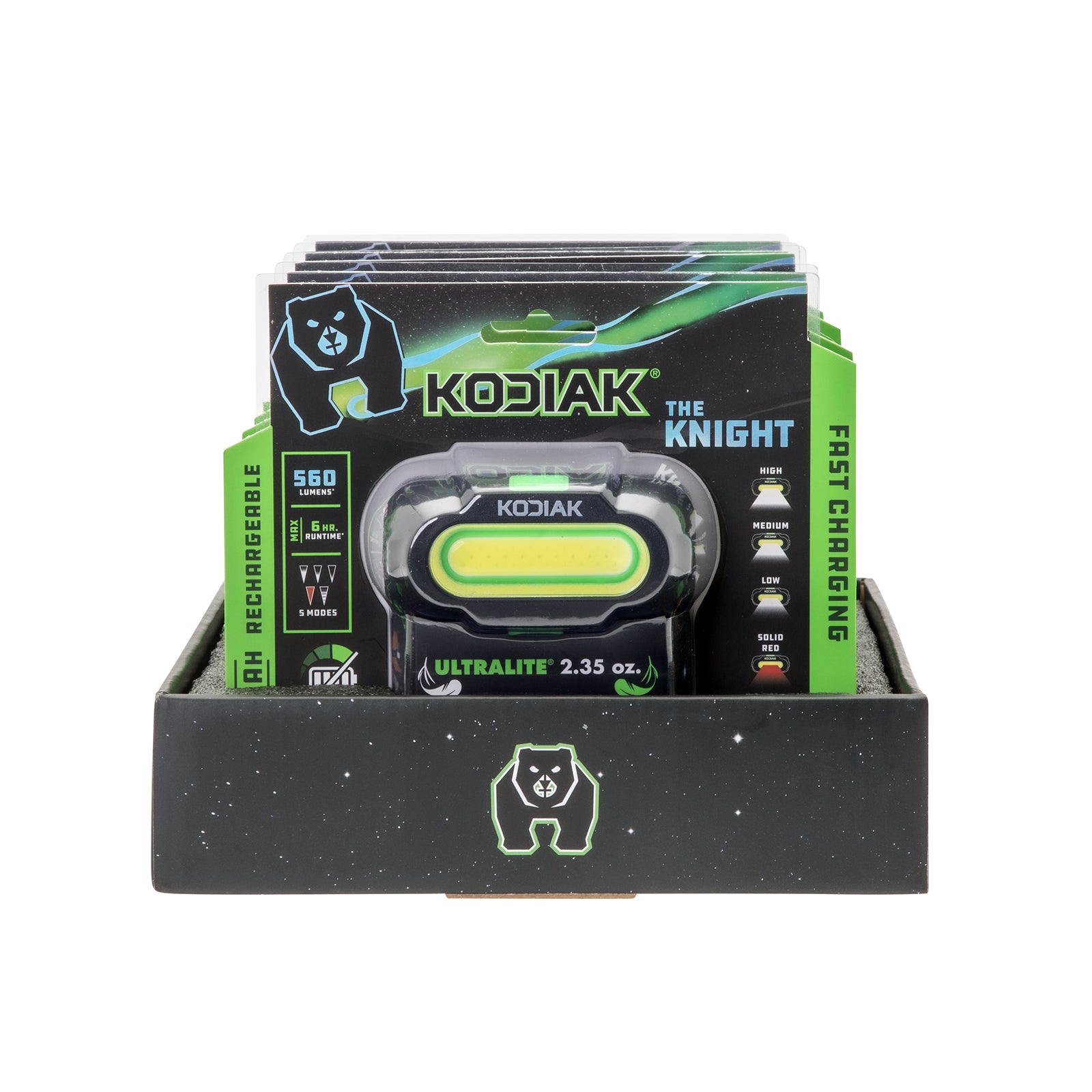 Kodiak® Knight Rechargeable 560 Lumen 5 Mode Headlamp - LitezAll - 28