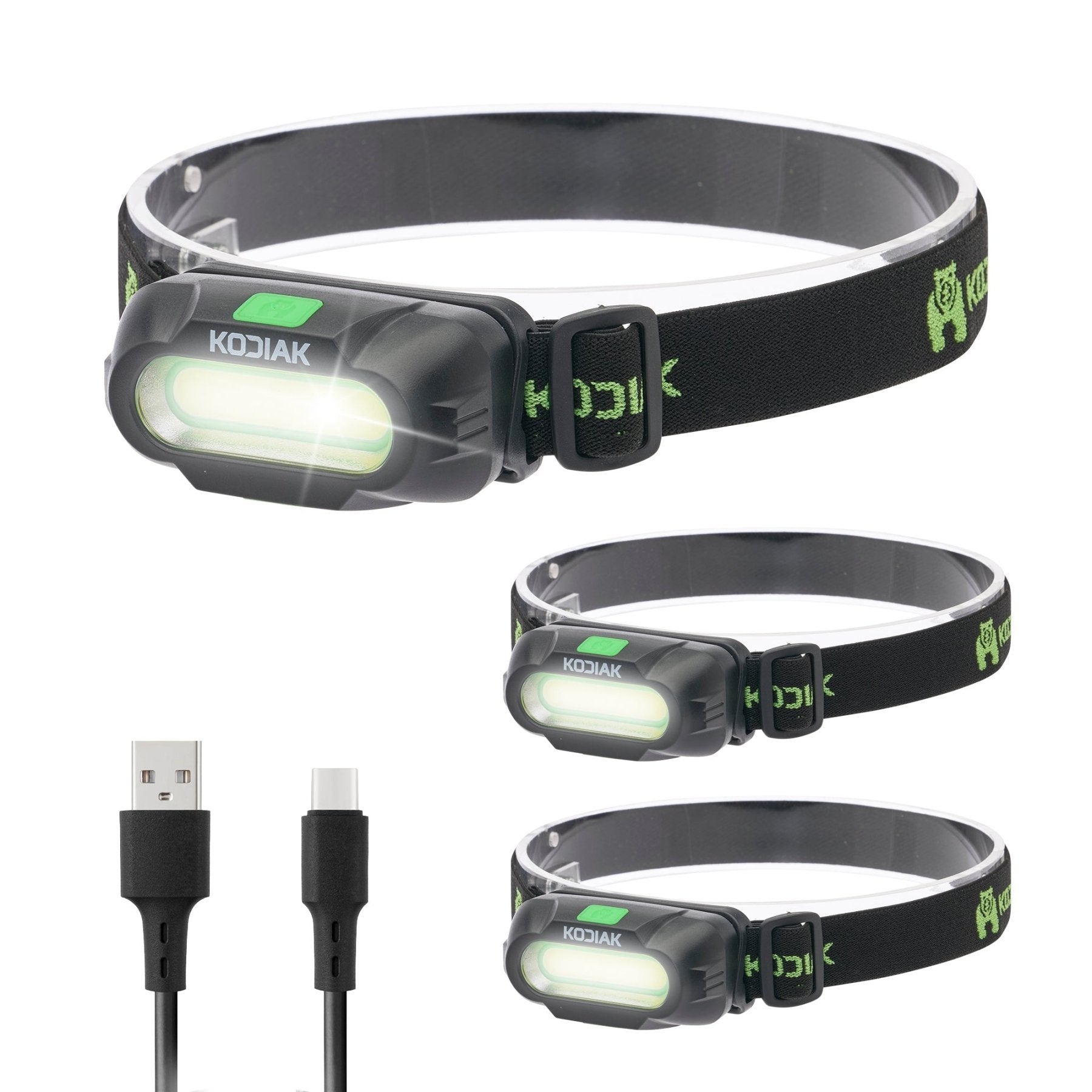 Kodiak® Knight Rechargeable 560 Lumen 5 Mode Headlamp 3 Pack - LitezAll - 2