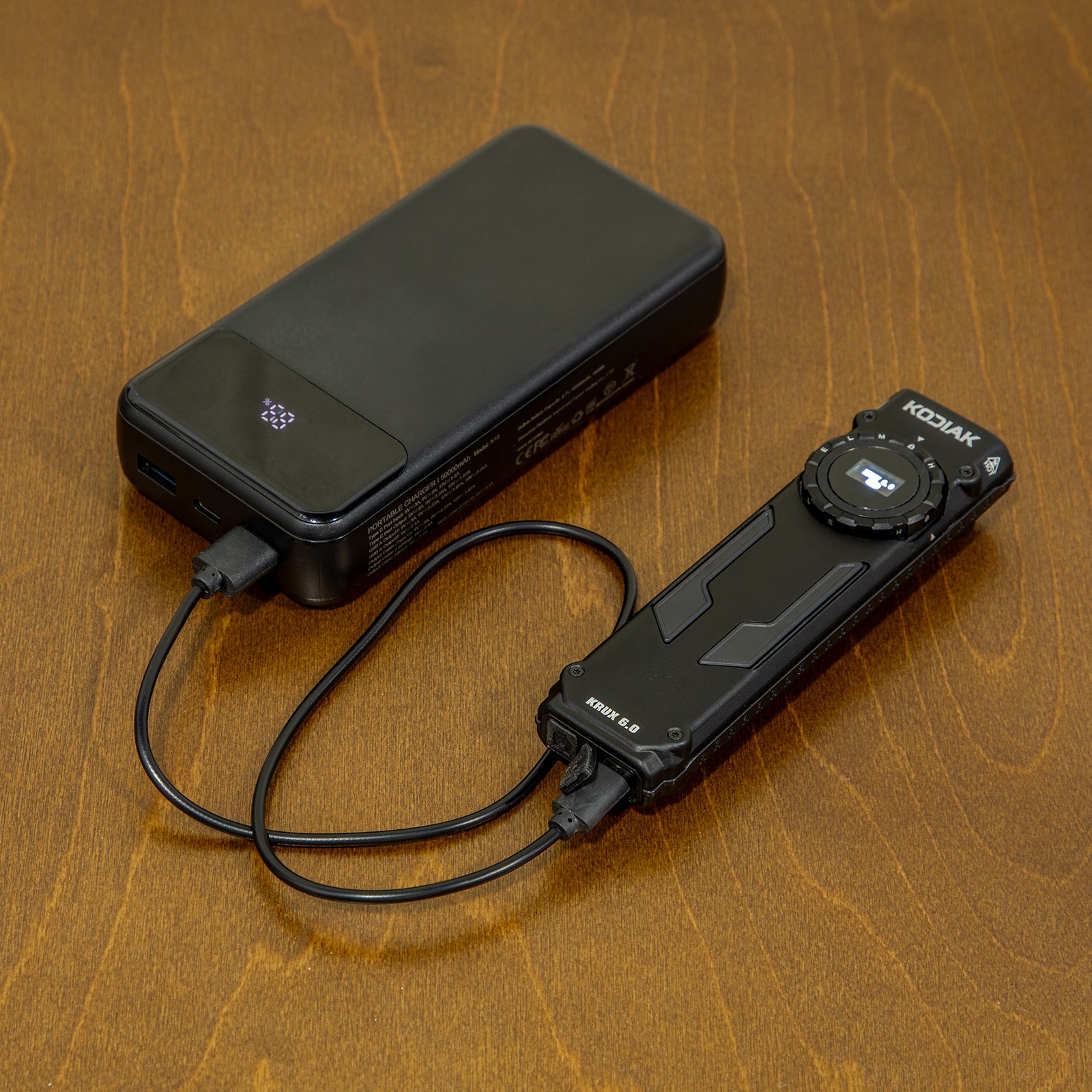 Krux 6.0 6000 Lumen Rechargeable Dial Work Light with OLED Screen - LitezAll - Work Lights - 11