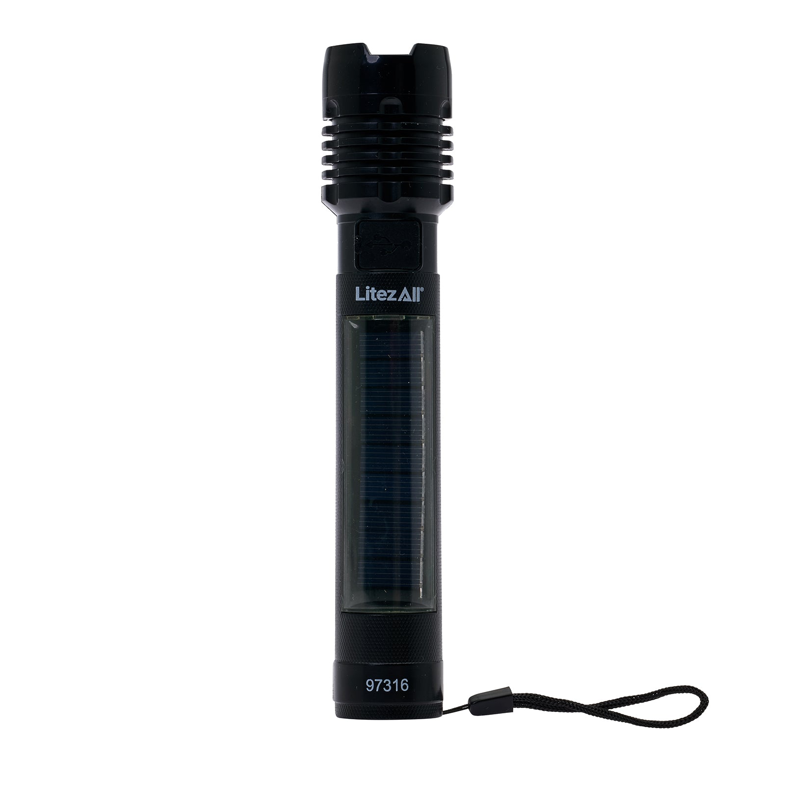 LitezAll® Bask Solar Powered & USB Rechargeable Flashlight - LitezAll - 7