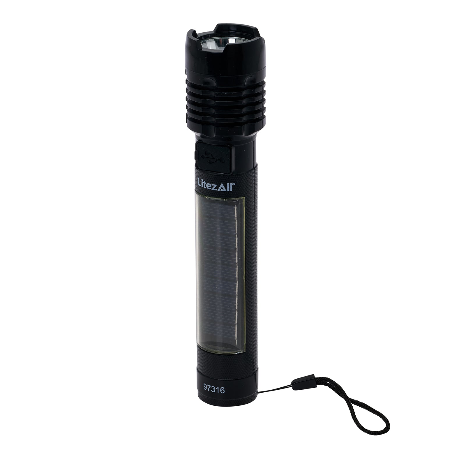 LitezAll® Bask Solar Powered & USB Rechargeable Flashlight - LitezAll - 10