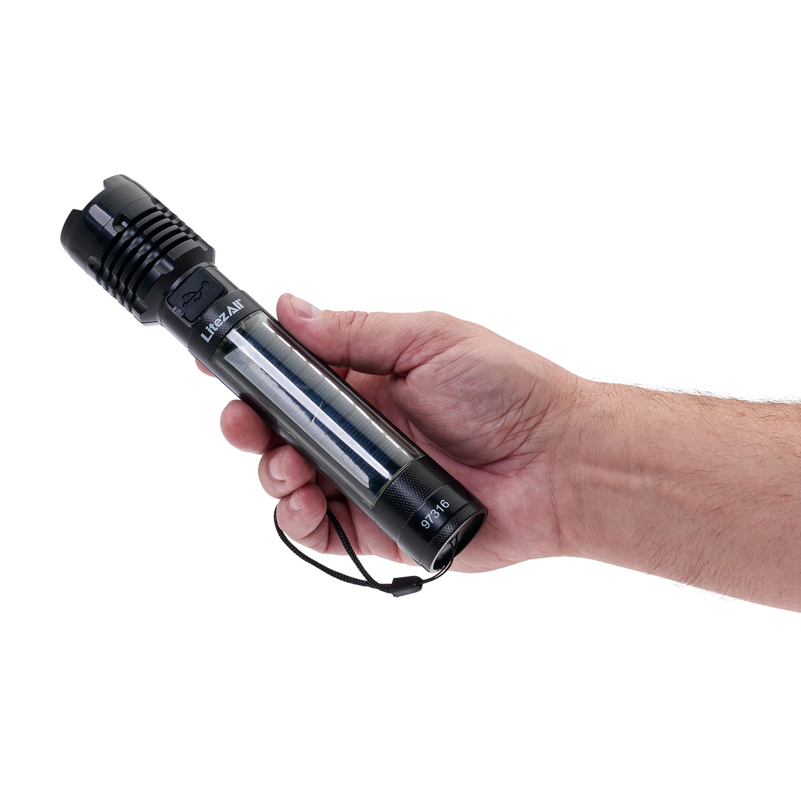LitezAll® Bask Solar Powered & USB Rechargeable Flashlight - LitezAll - 18