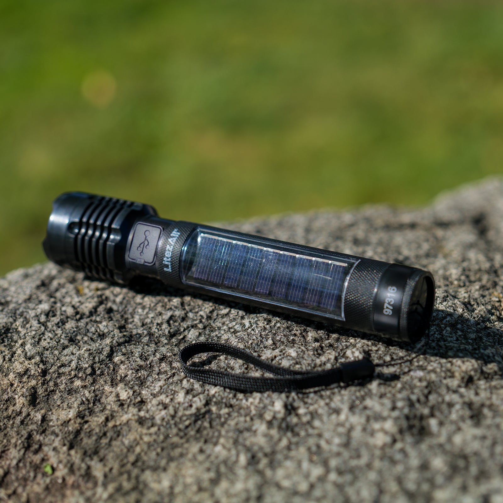 LitezAll® Bask Solar Powered & USB Rechargeable Flashlight - LitezAll - 3