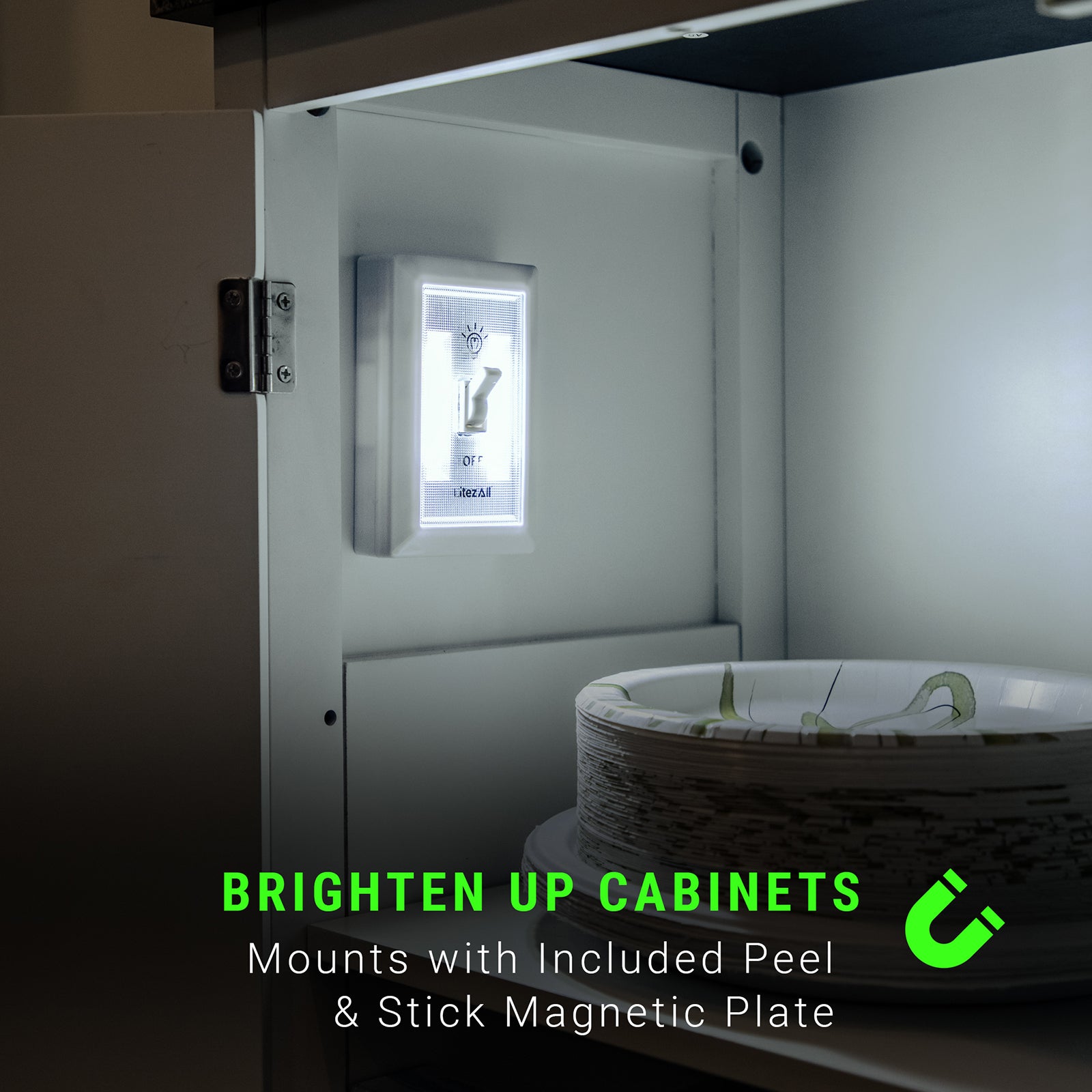 LitezAll® COB LED Rechargeable Cordless Light Switch - LitezAll - 4