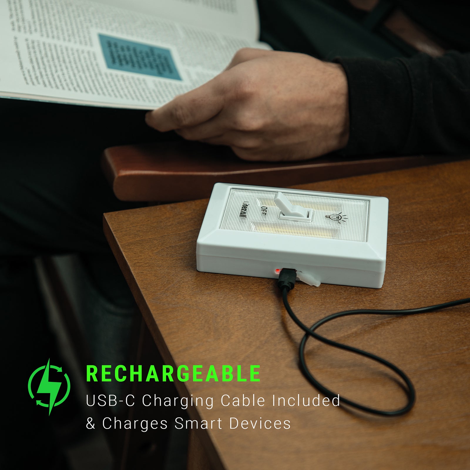 LitezAll® COB LED Rechargeable Cordless Light Switch - LitezAll - 6