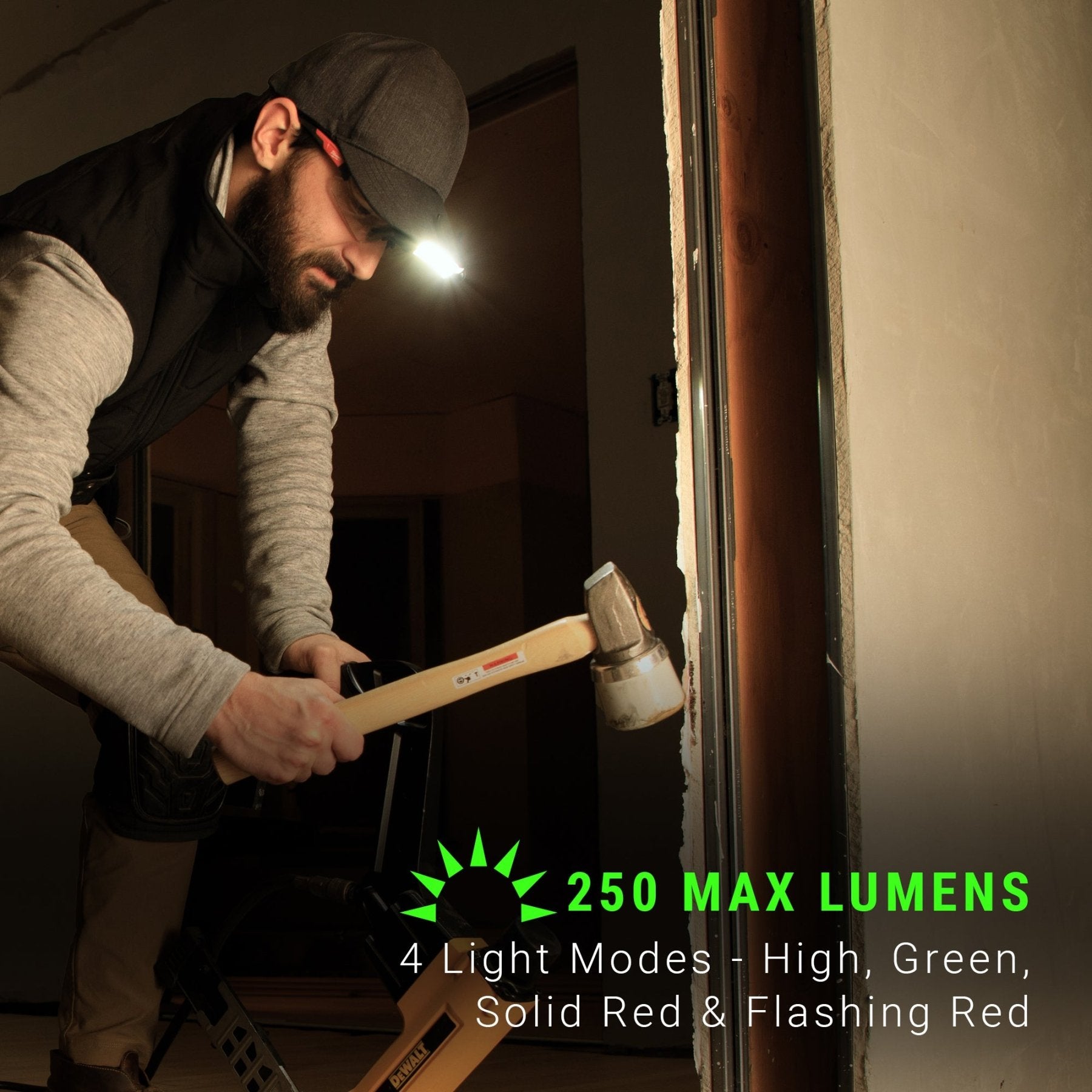 LitezAll® Rechargeable 250 Lumen Cap Light 2 Pack - LitezAll - 4