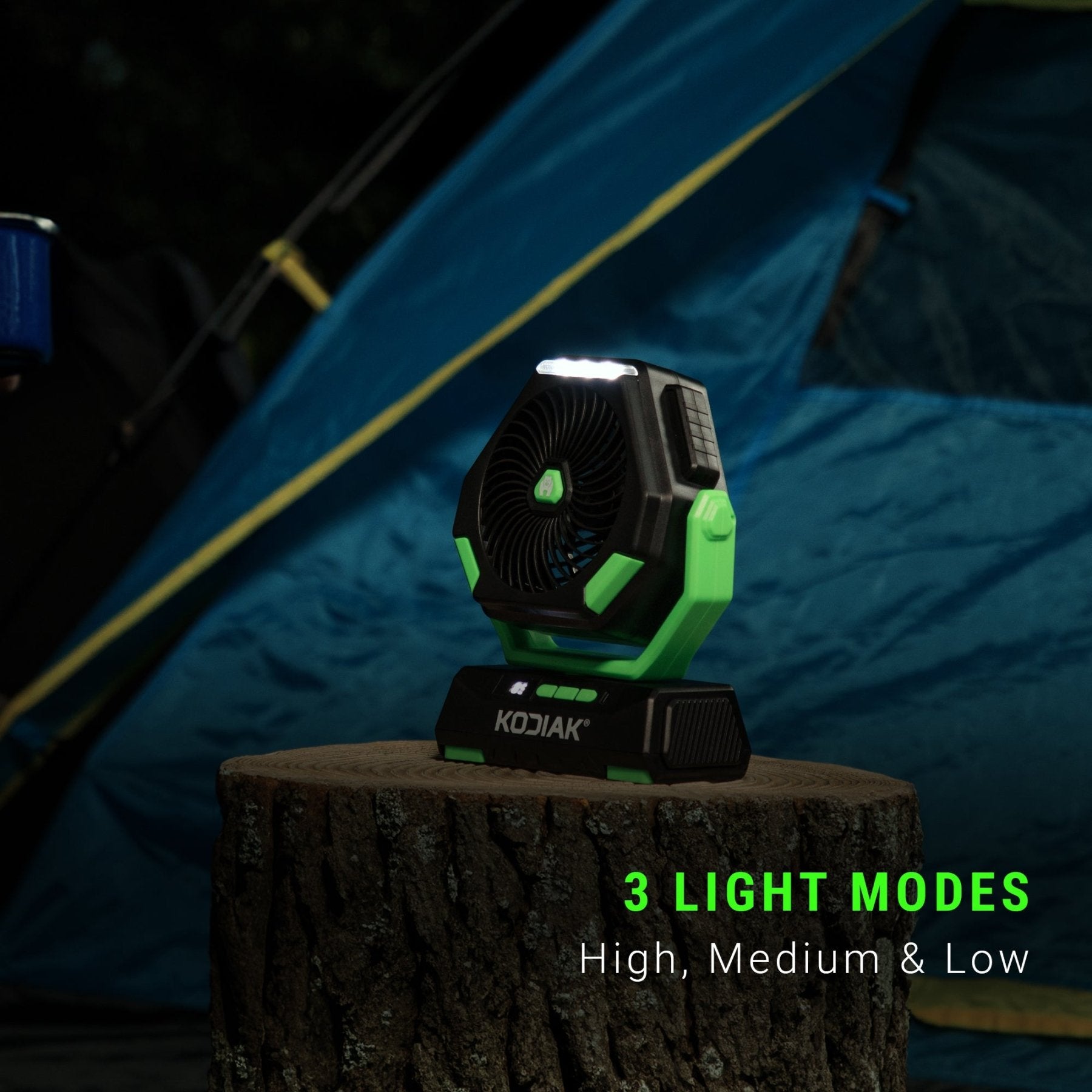Kodiak® Kona Oscillating Fan + Light - LitezAll - 4