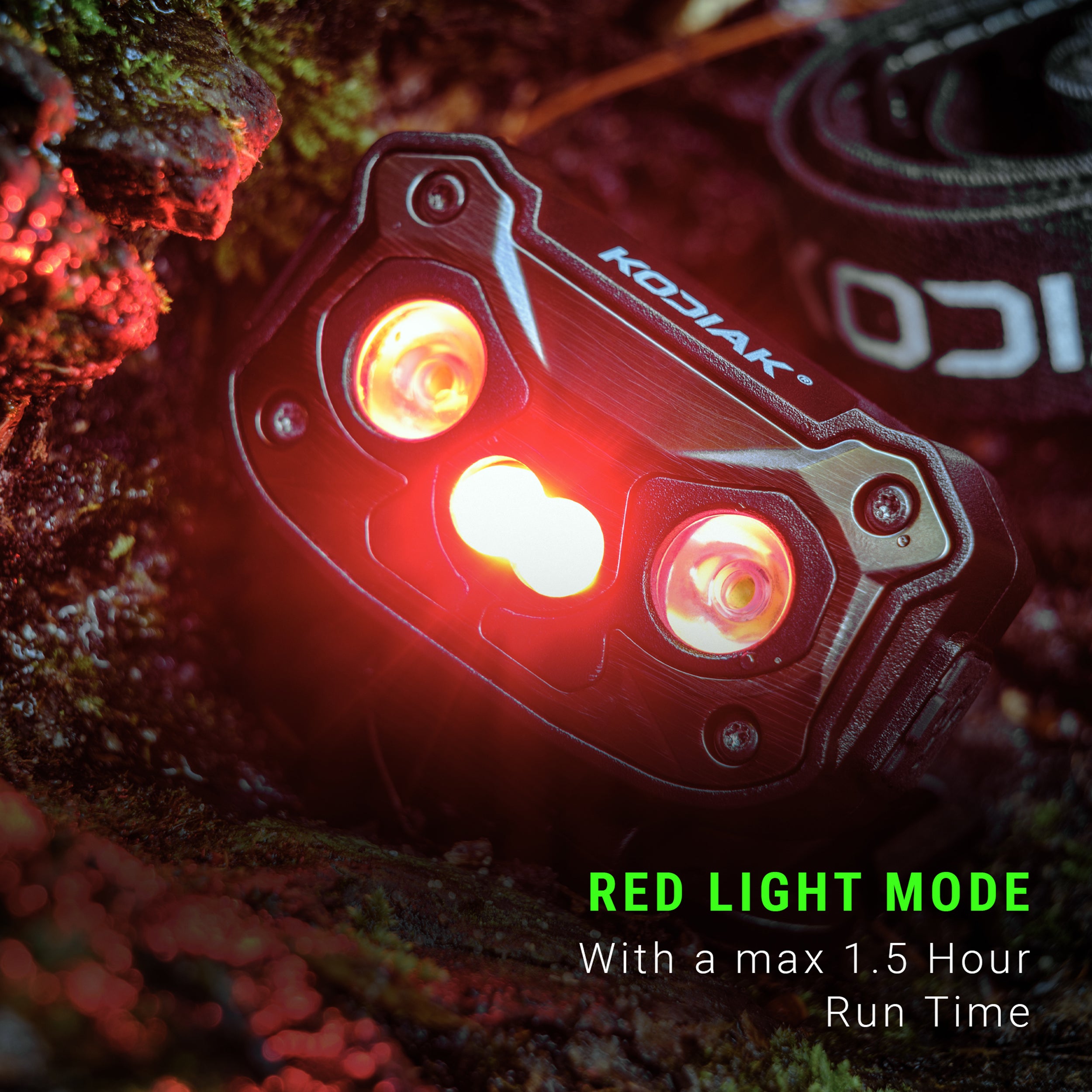 Kodiak® Kip 2.0 Rechargeable Six Mode LED headlamp